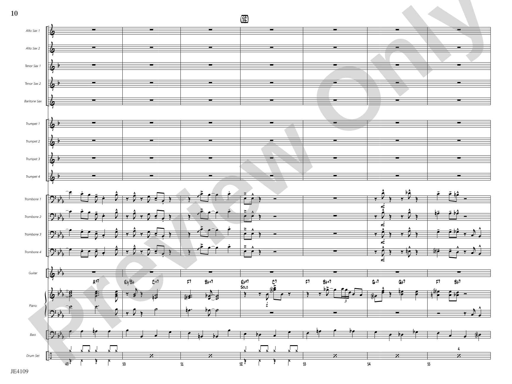 The Bone Yard: Jazz Ensemble Conductor Score & Parts
