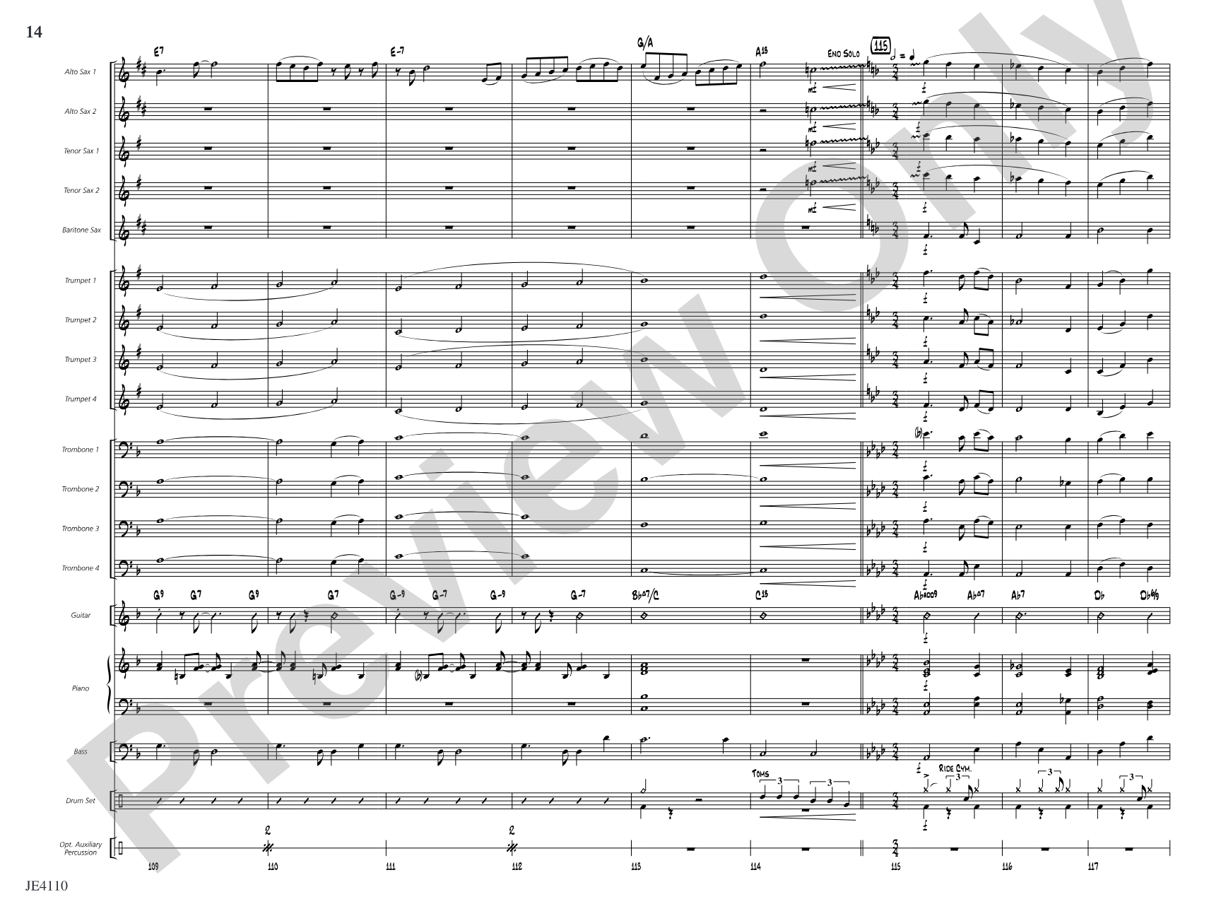 How Sweet the Sound! (Amazing Grace): Jazz Ensemble Conductor Score & Parts