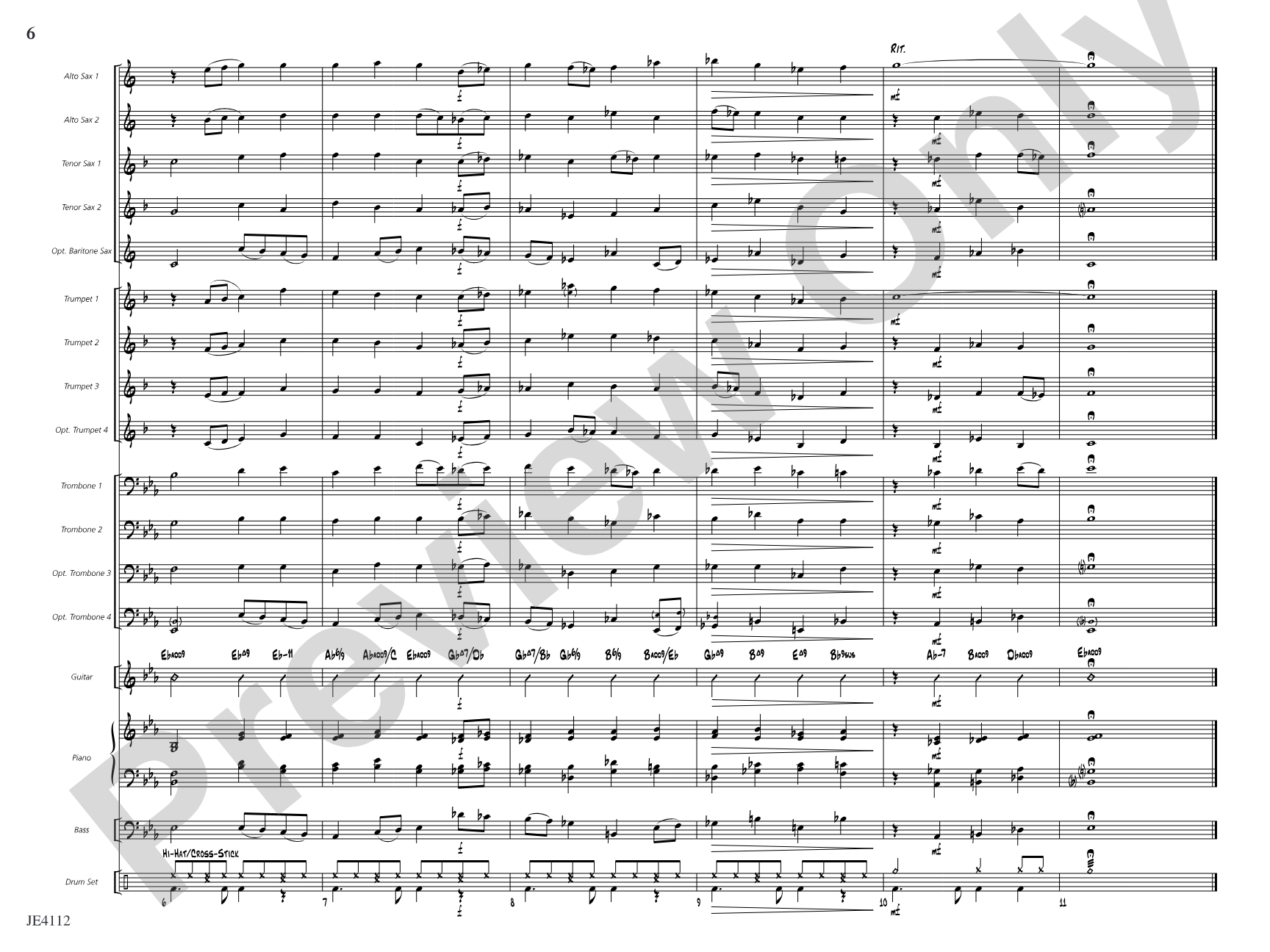 Warm-Ups for Developing Jazz Ensemble: Jazz Ensemble Conductor Score & Parts