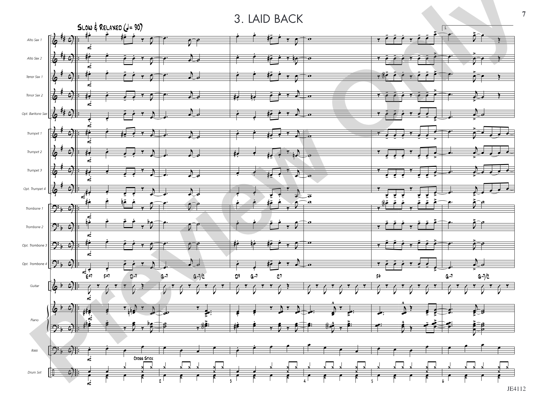 Warm-Ups for Developing Jazz Ensemble: Jazz Ensemble Conductor Score & Parts