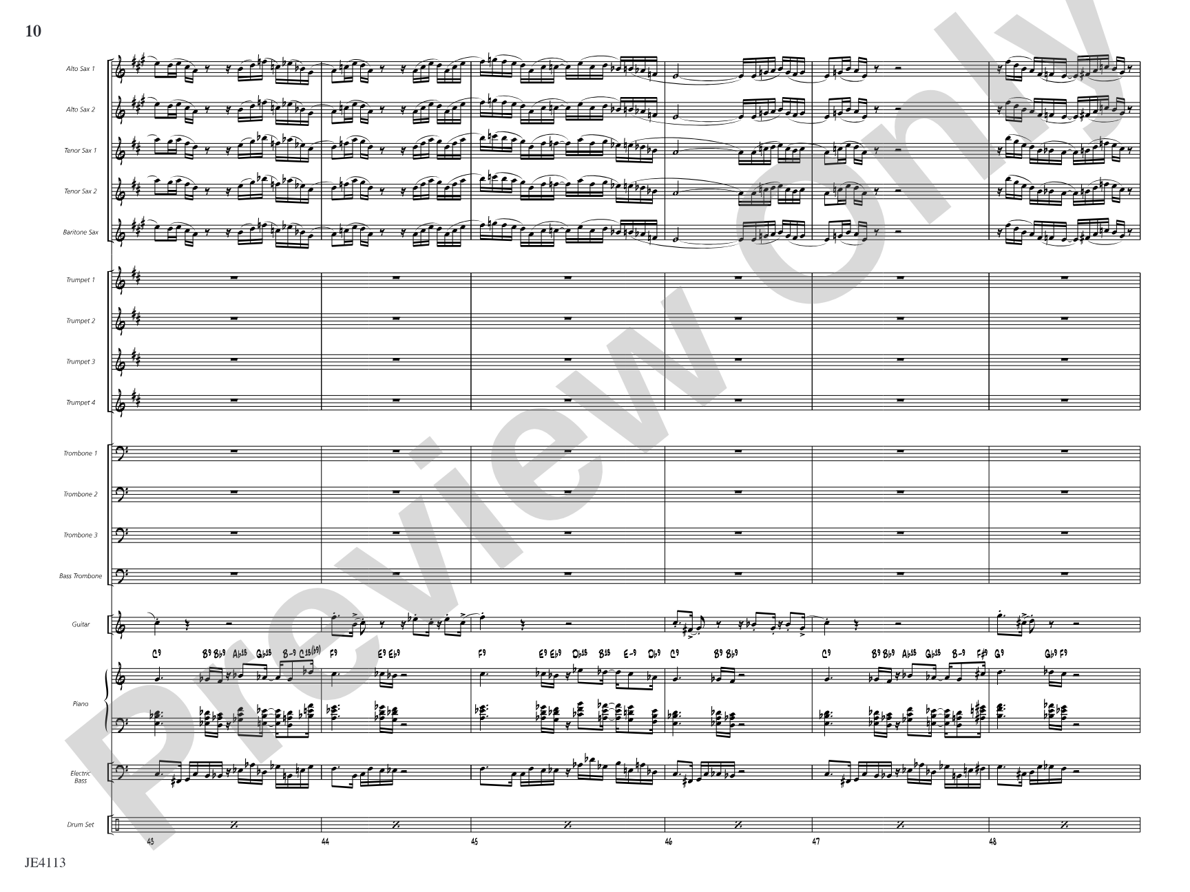 The Brat: Jazz Ensemble Conductor Score & Parts