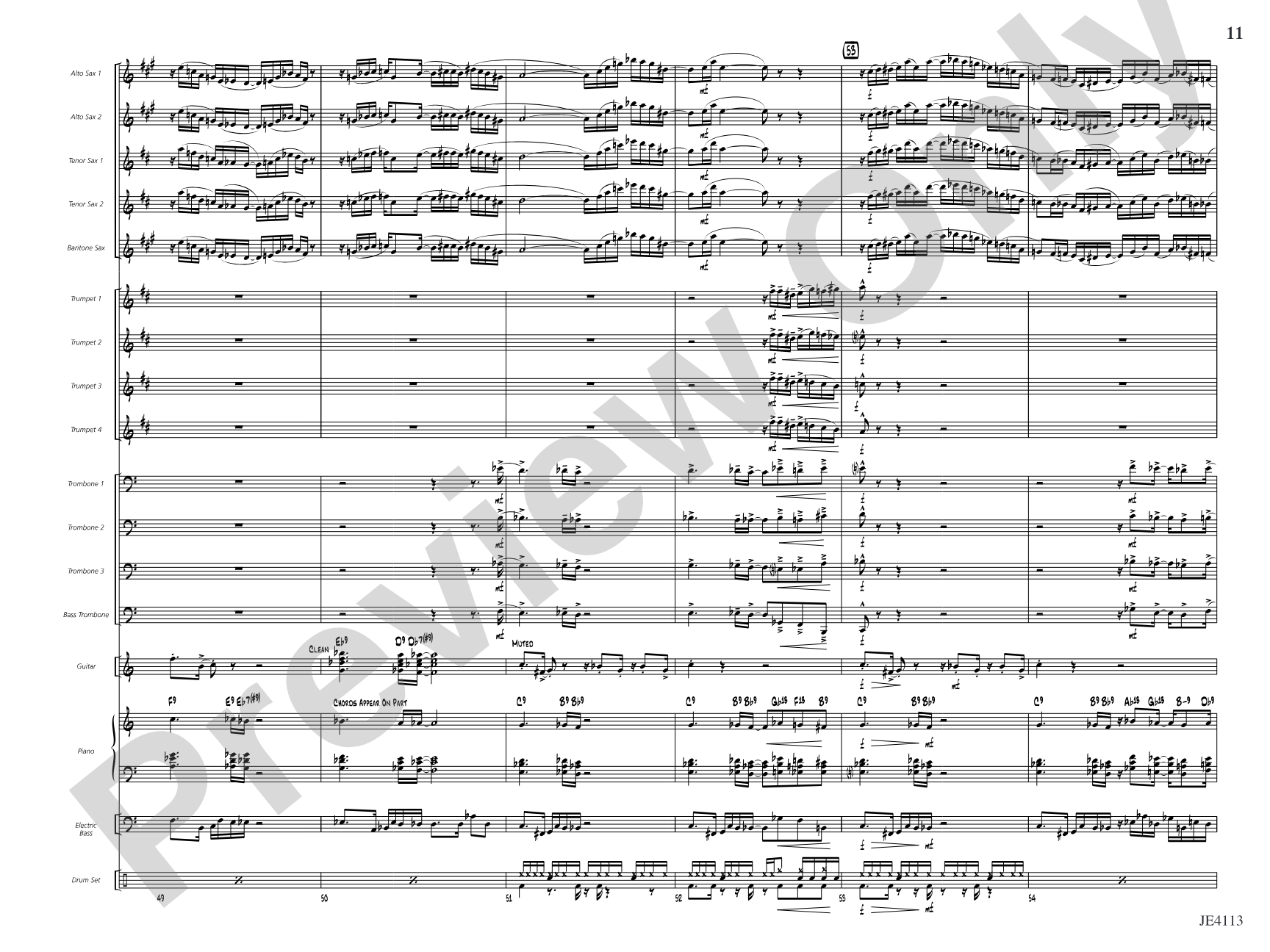 The Brat: Jazz Ensemble Conductor Score & Parts