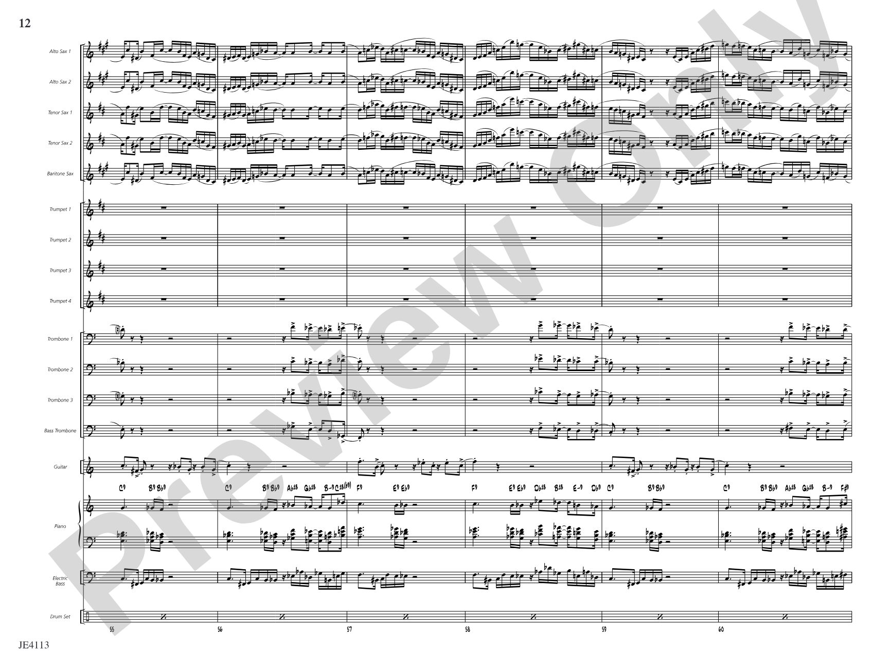 The Brat: Jazz Ensemble Conductor Score & Parts