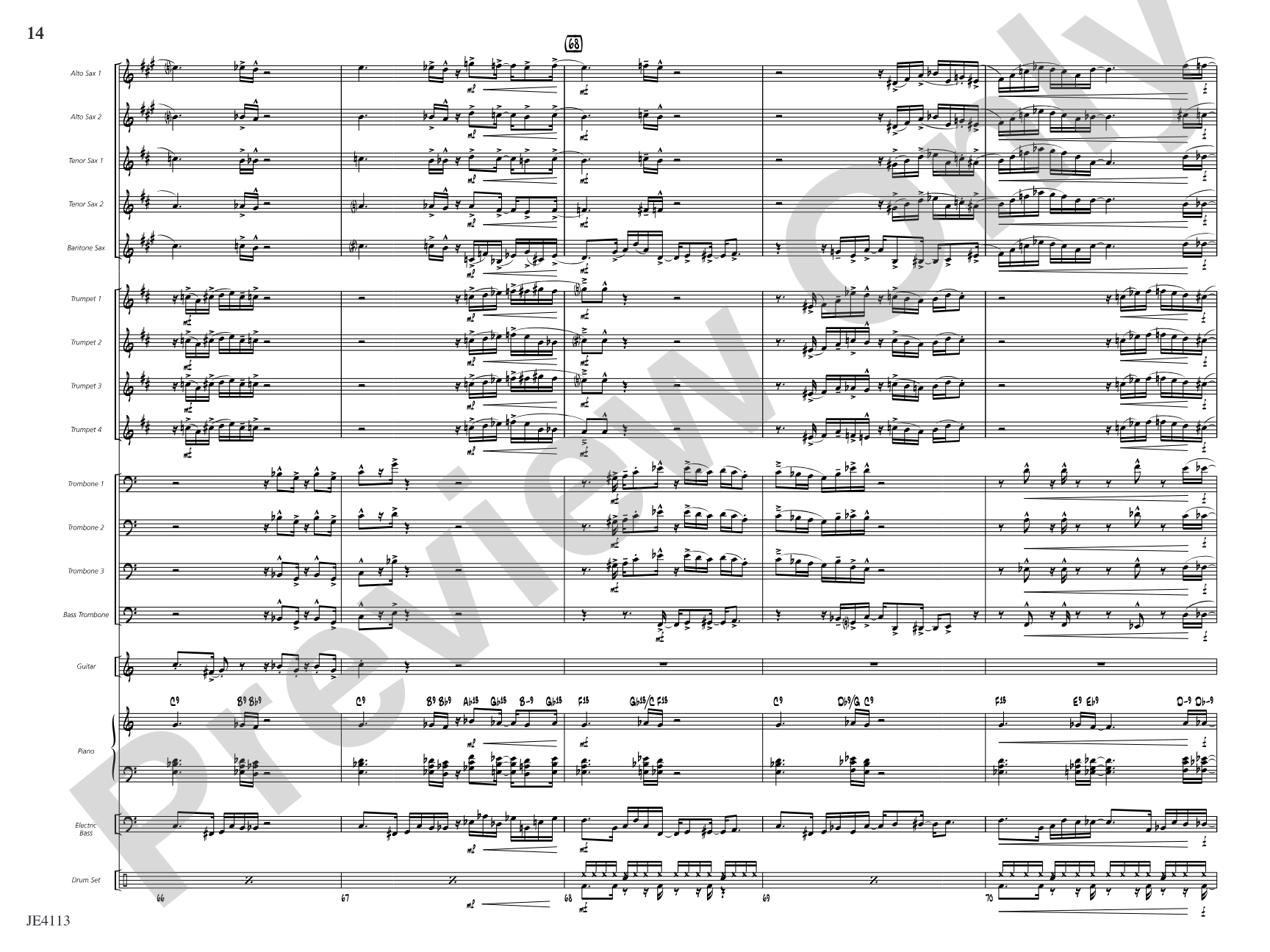The Brat: Jazz Ensemble Conductor Score & Parts