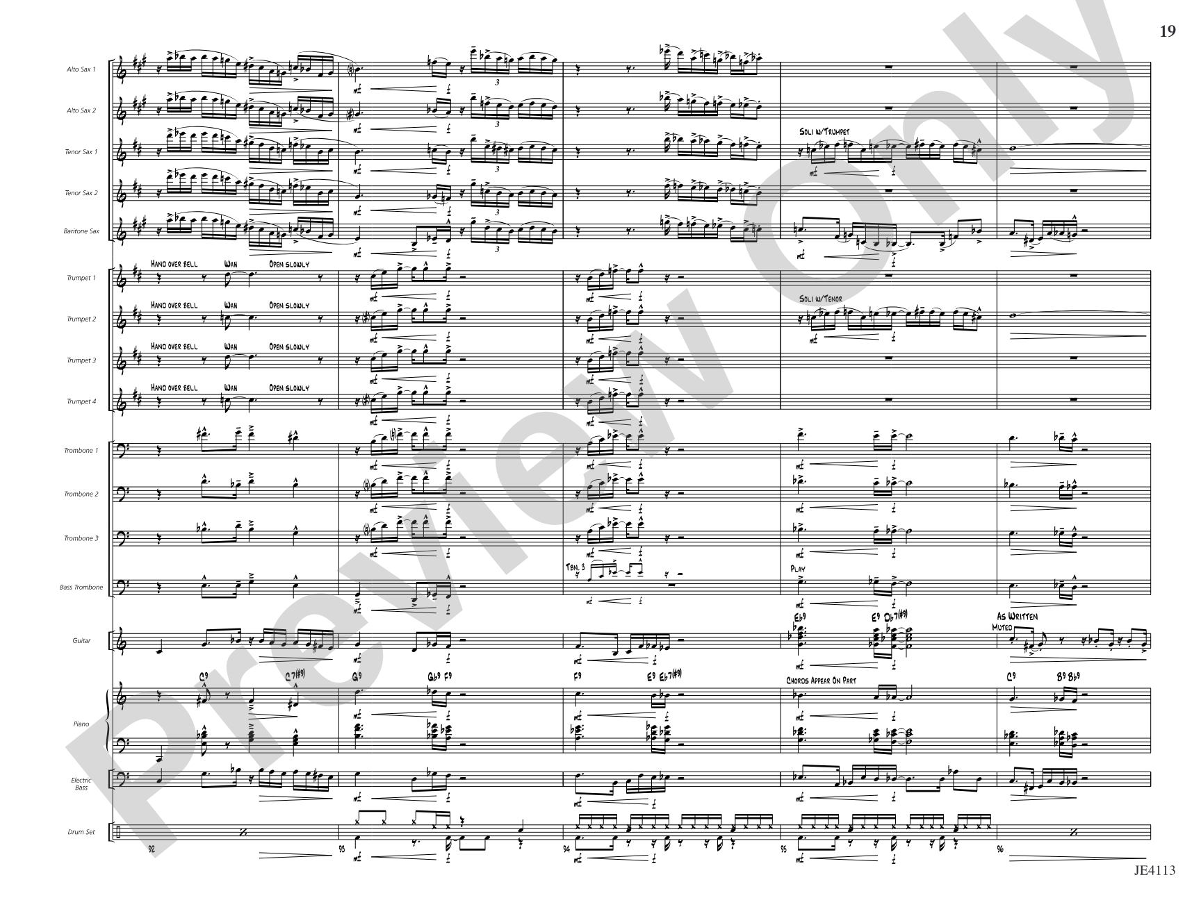 The Brat: Jazz Ensemble Conductor Score & Parts