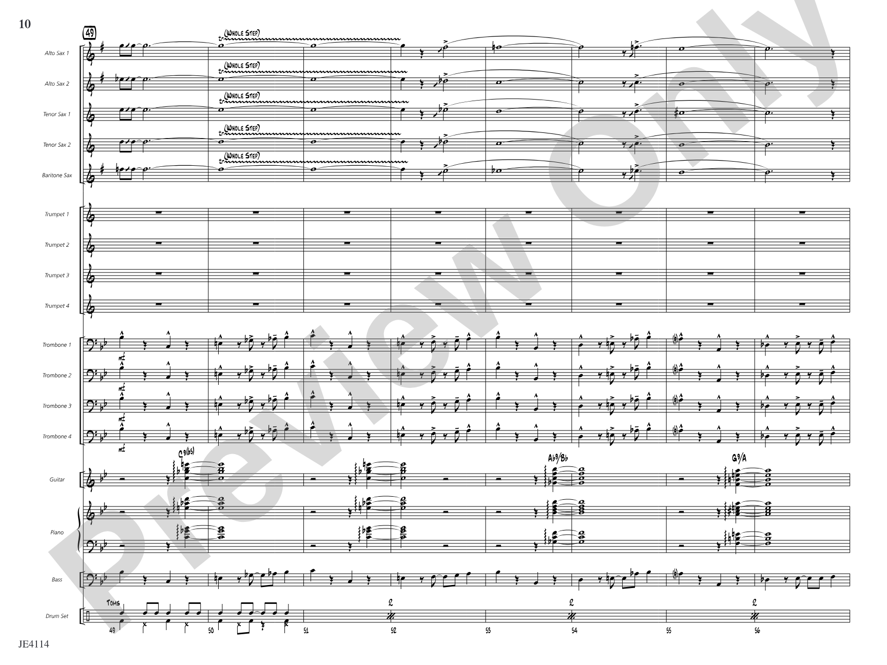 Swing Shift: Jazz Ensemble Conductor Score & Parts