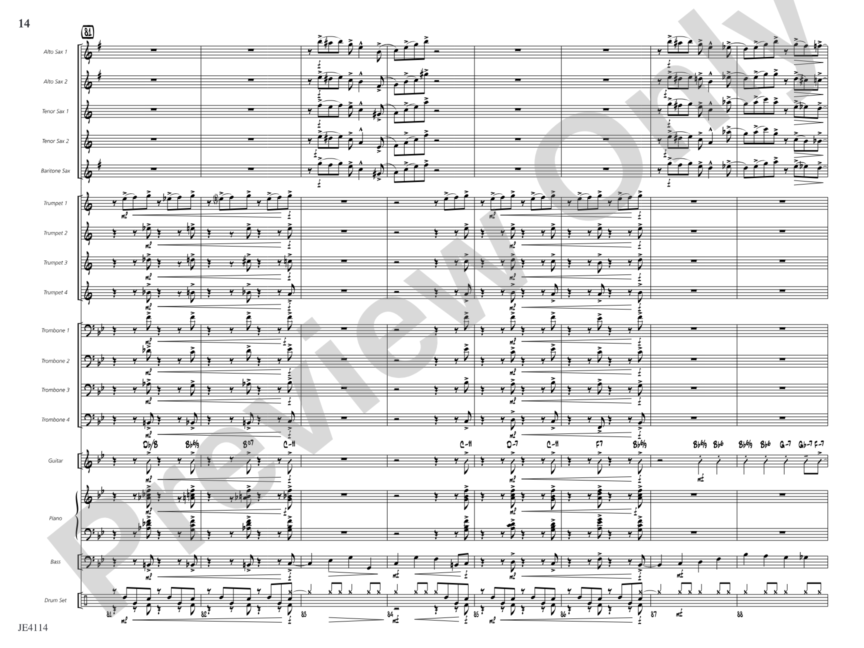 Swing Shift: Jazz Ensemble Conductor Score & Parts