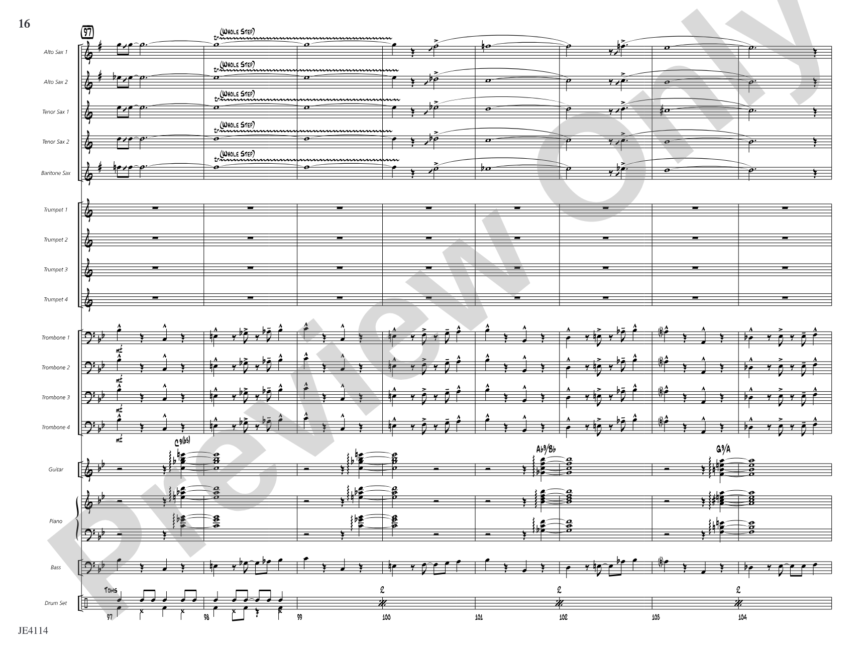 Swing Shift: Jazz Ensemble Conductor Score & Parts