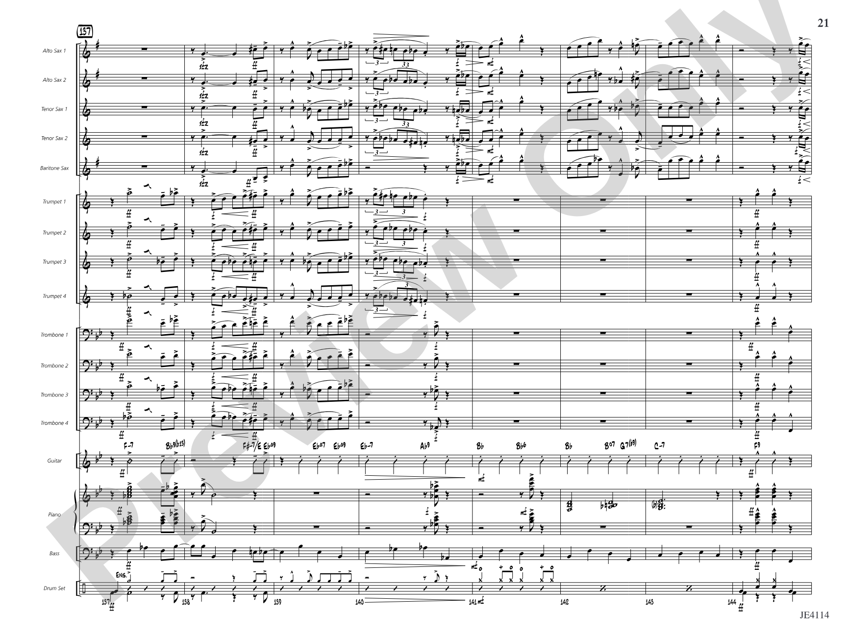 Swing Shift: Jazz Ensemble Conductor Score & Parts
