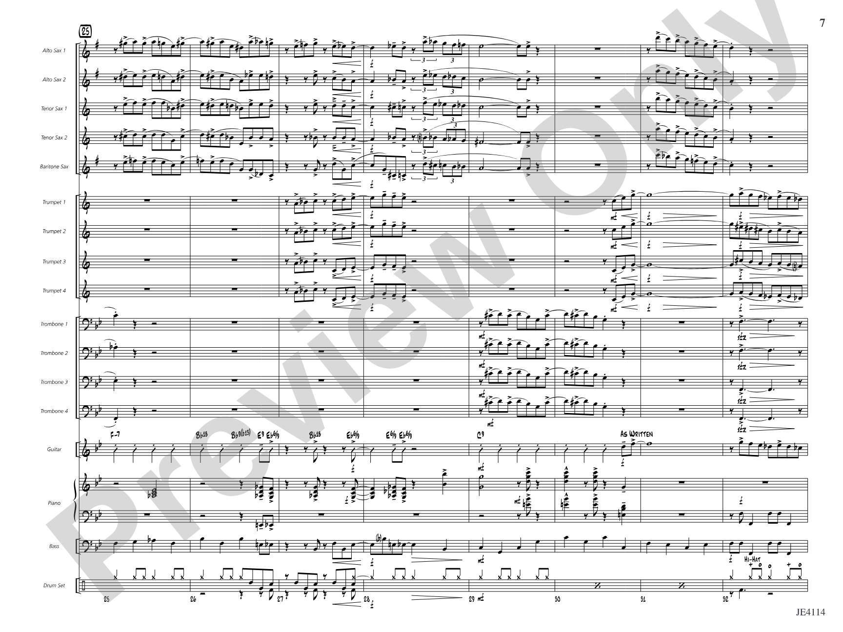 Swing Shift: Jazz Ensemble Conductor Score & Parts