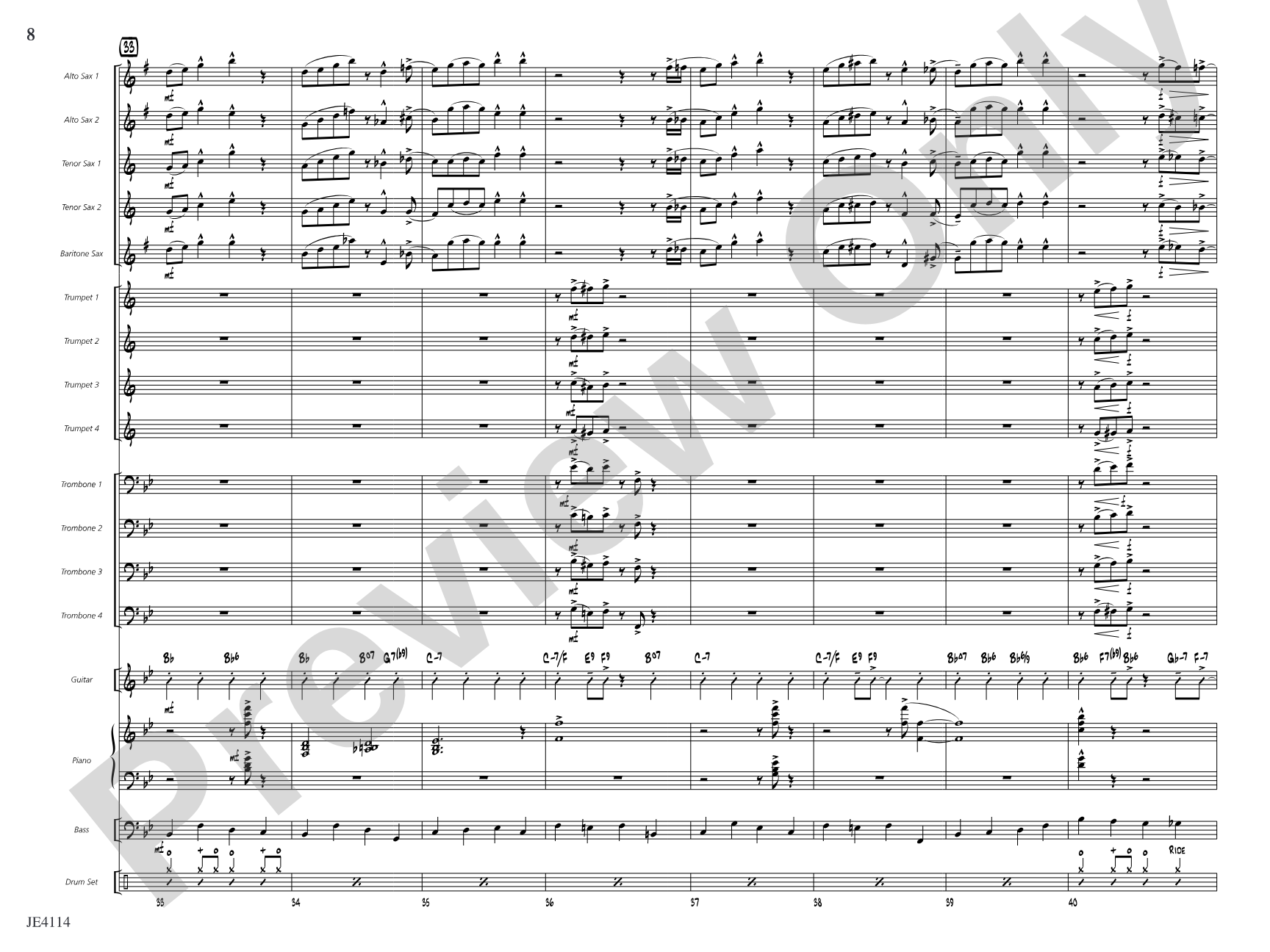 Swing Shift: Jazz Ensemble Conductor Score & Parts