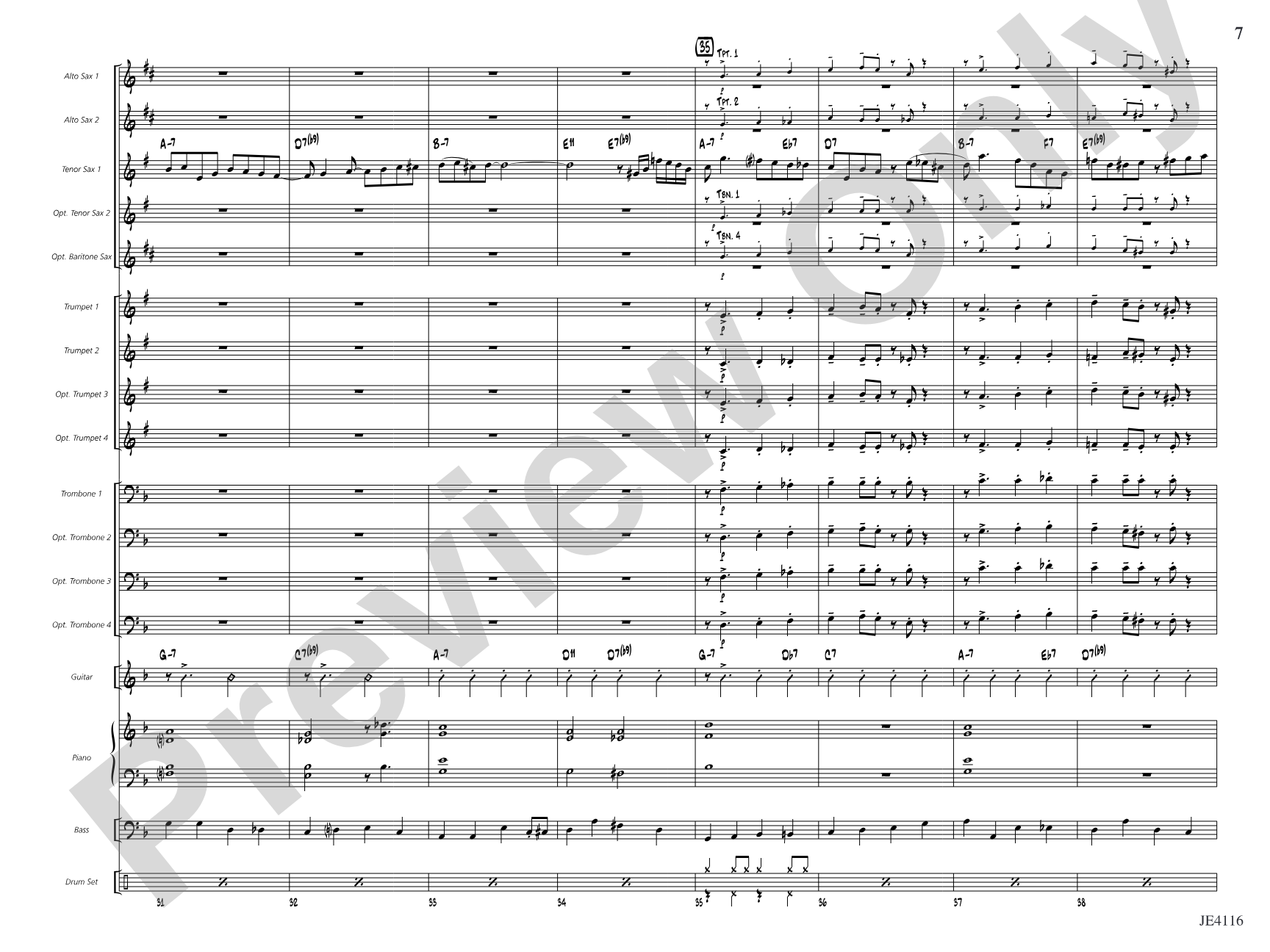 Finding You Here: Jazz Ensemble Conductor Score & Parts