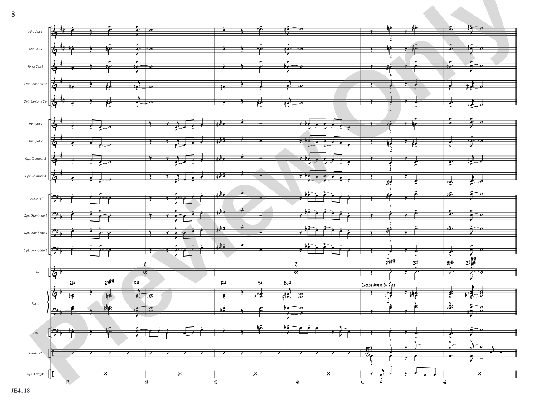 Frimmin' on the Jim-Jam: Jazz Ensemble Conductor Score & Parts