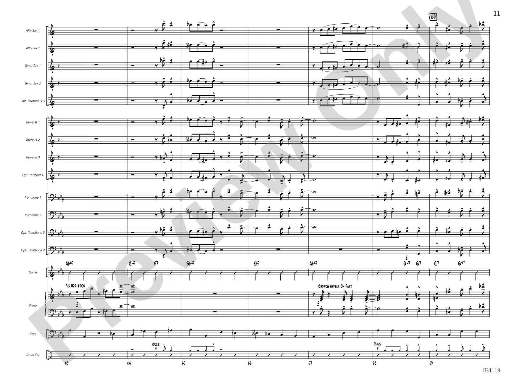 Just Playin' Around: Jazz Ensemble Conductor Score & Parts