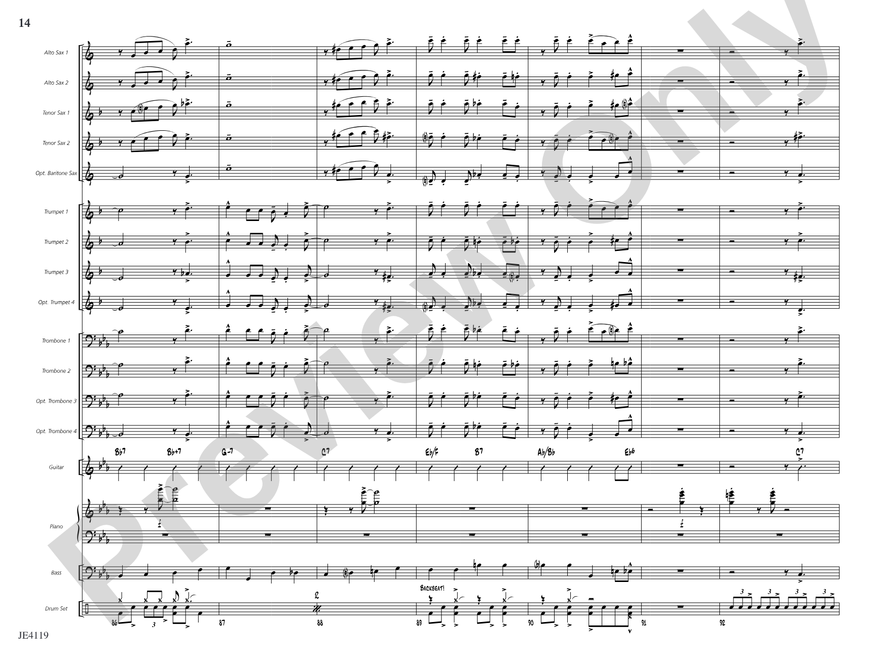 Just Playin' Around: Jazz Ensemble Conductor Score & Parts