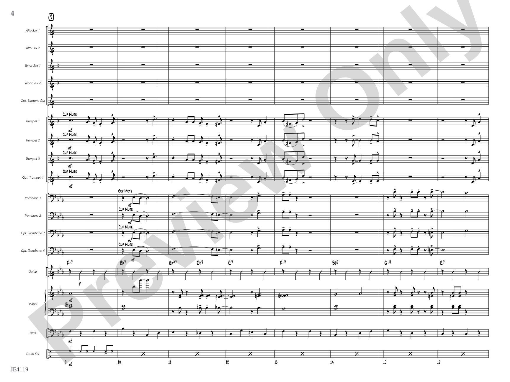 Just Playin' Around: Jazz Ensemble Conductor Score & Parts