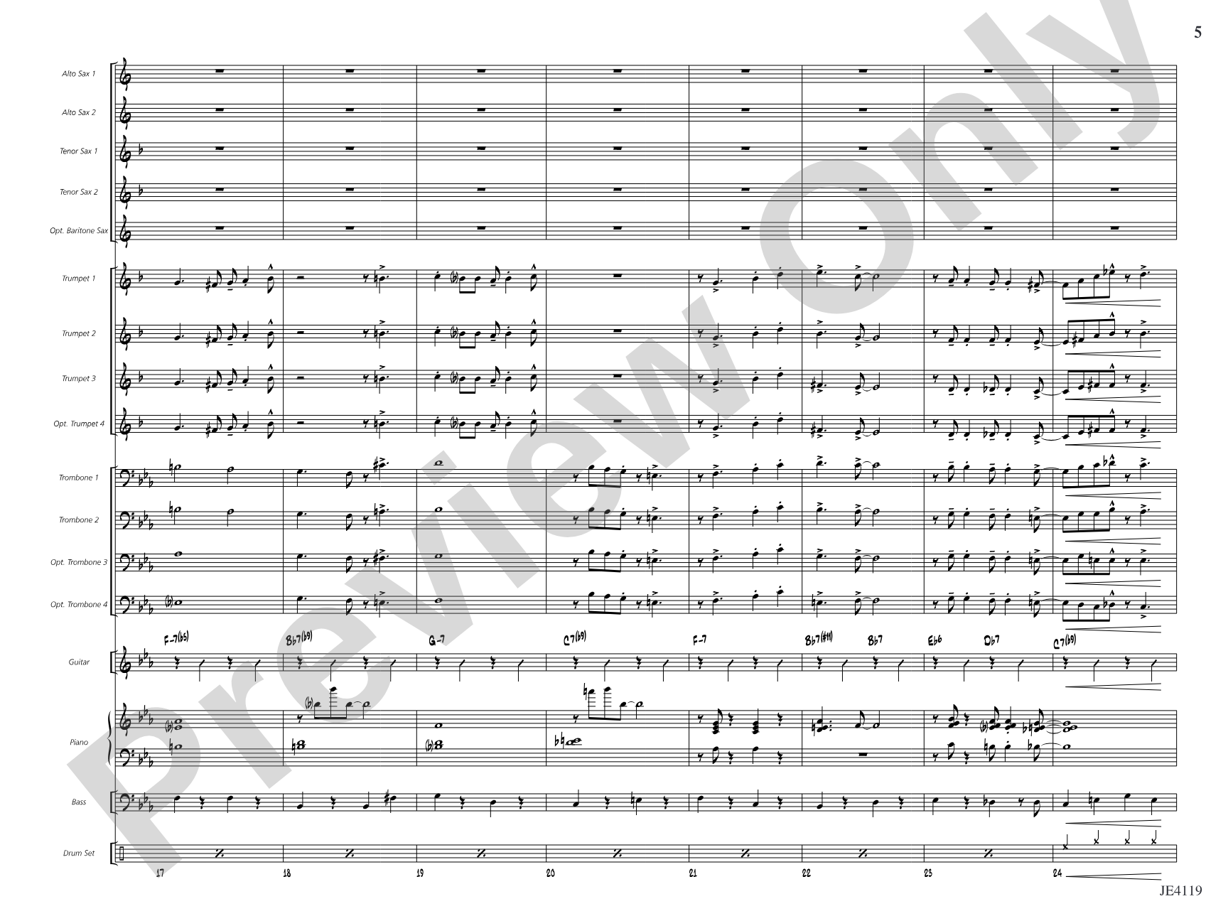 Just Playin' Around: Jazz Ensemble Conductor Score & Parts