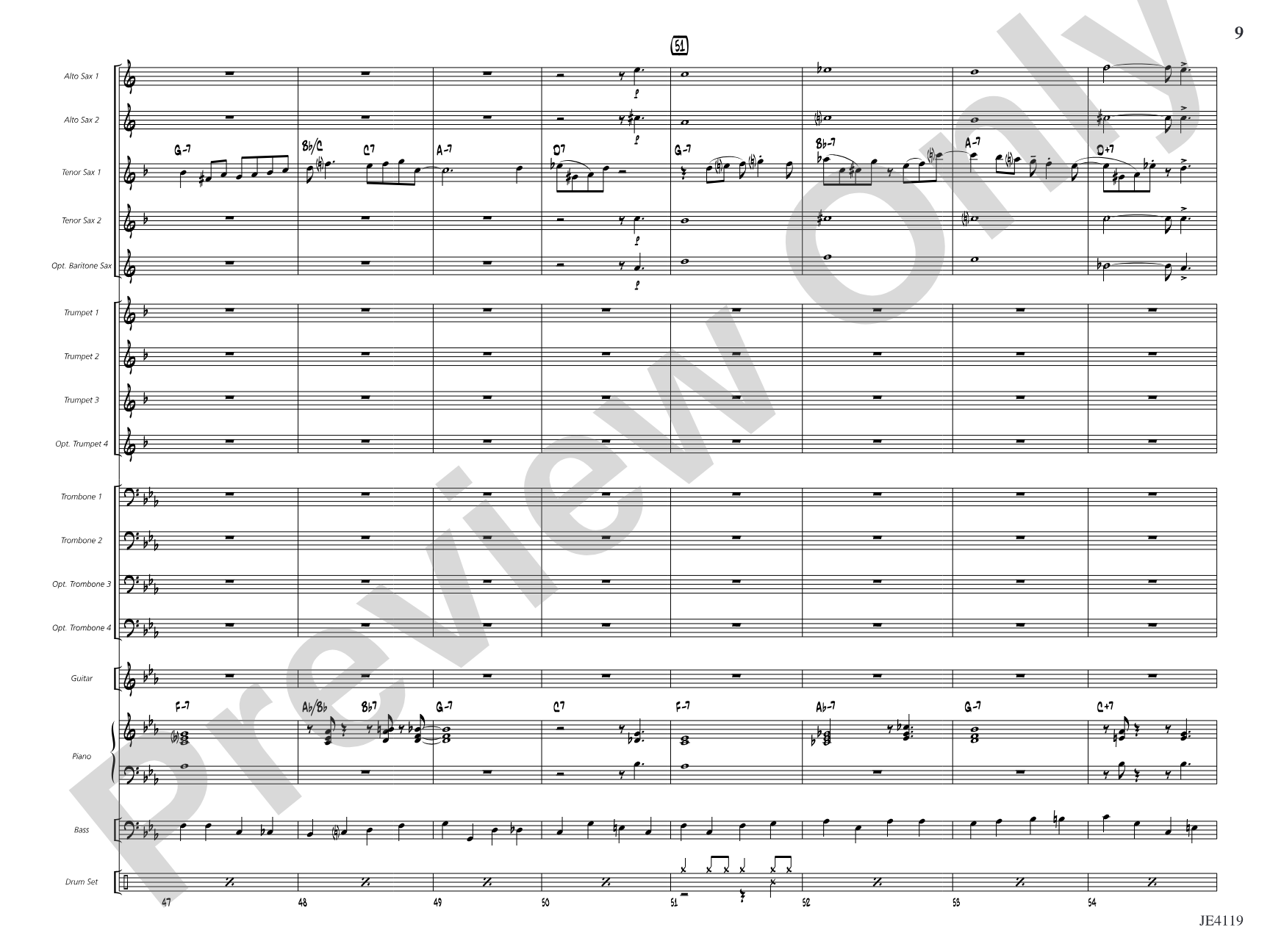 Just Playin' Around: Jazz Ensemble Conductor Score & Parts