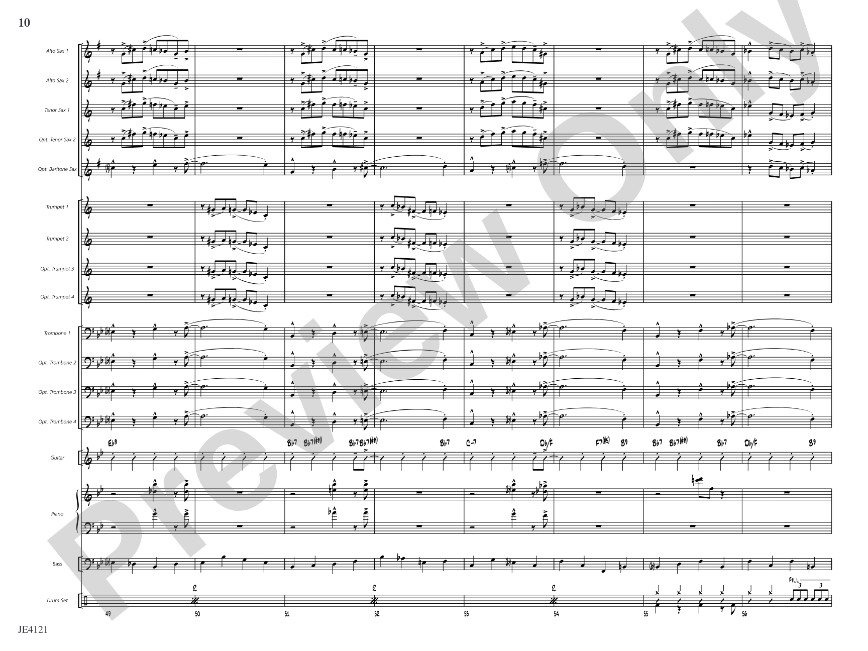 Bop!: Jazz Ensemble Conductor Score & Parts