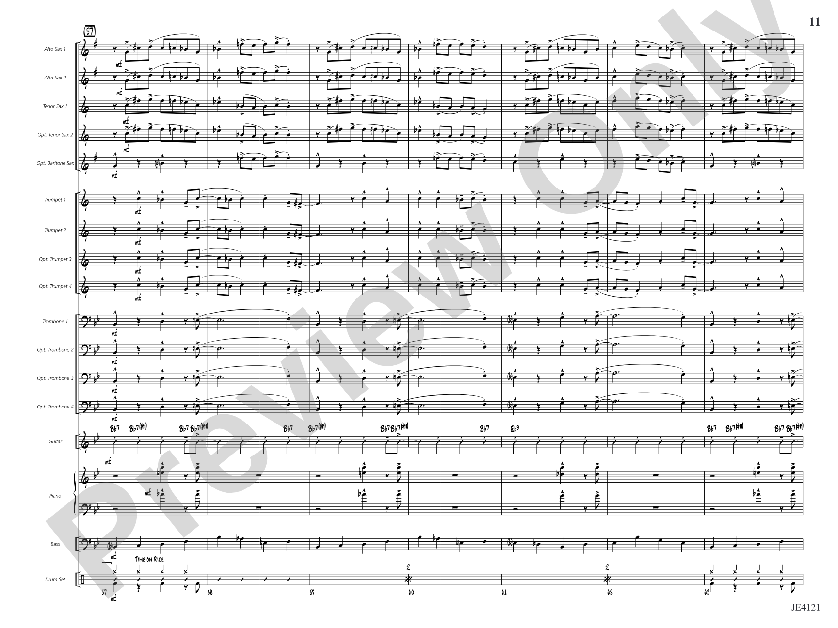 Bop!: Jazz Ensemble Conductor Score & Parts