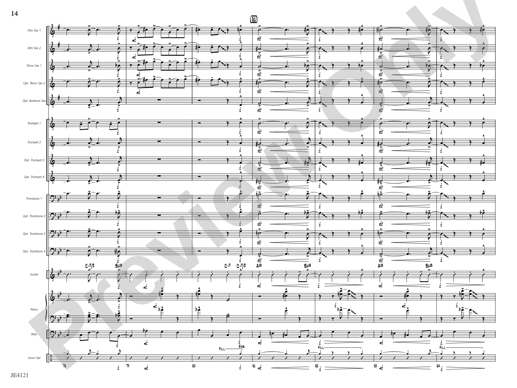 Bop!: Jazz Ensemble Conductor Score & Parts