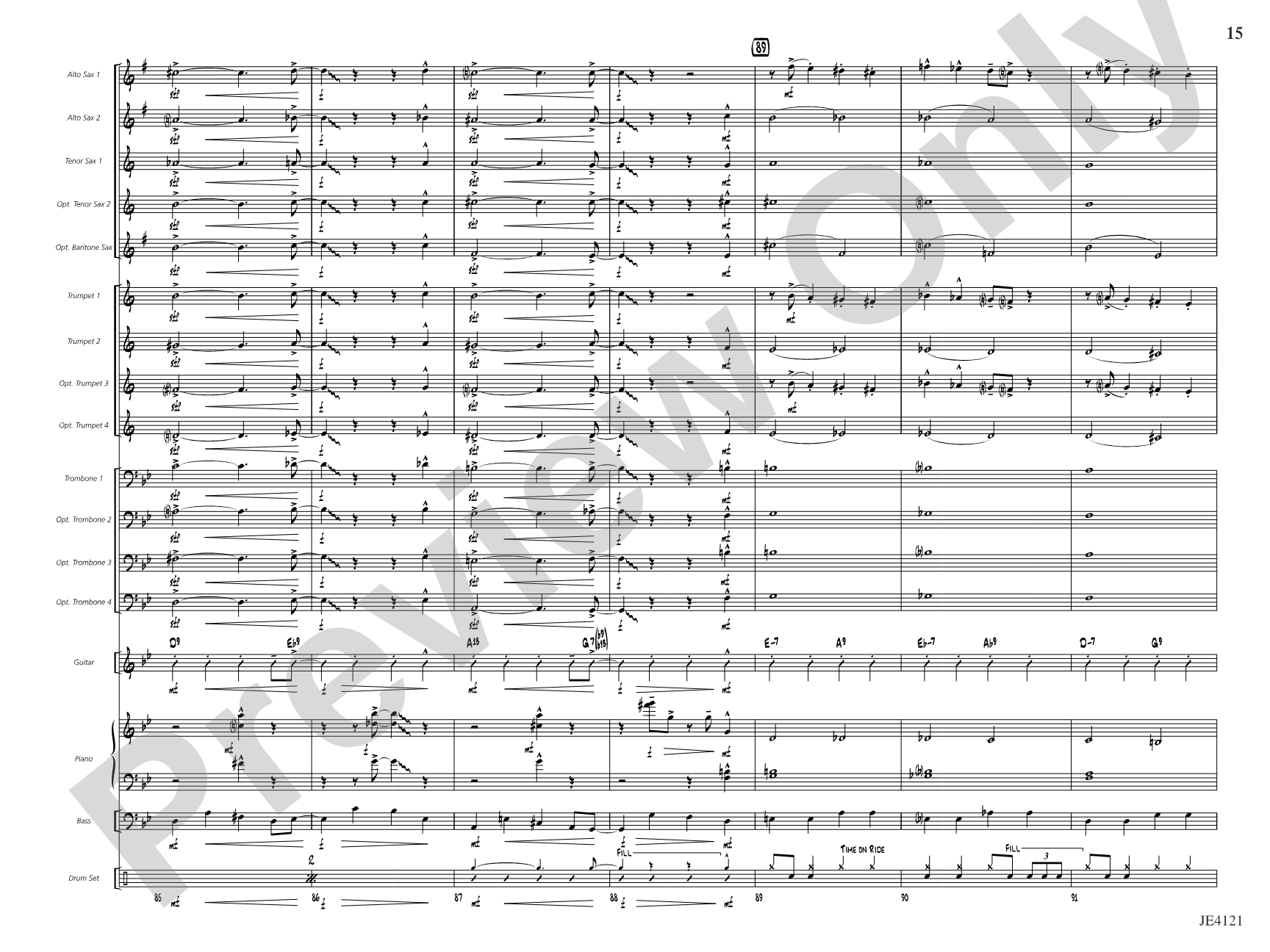 Bop!: Jazz Ensemble Conductor Score & Parts