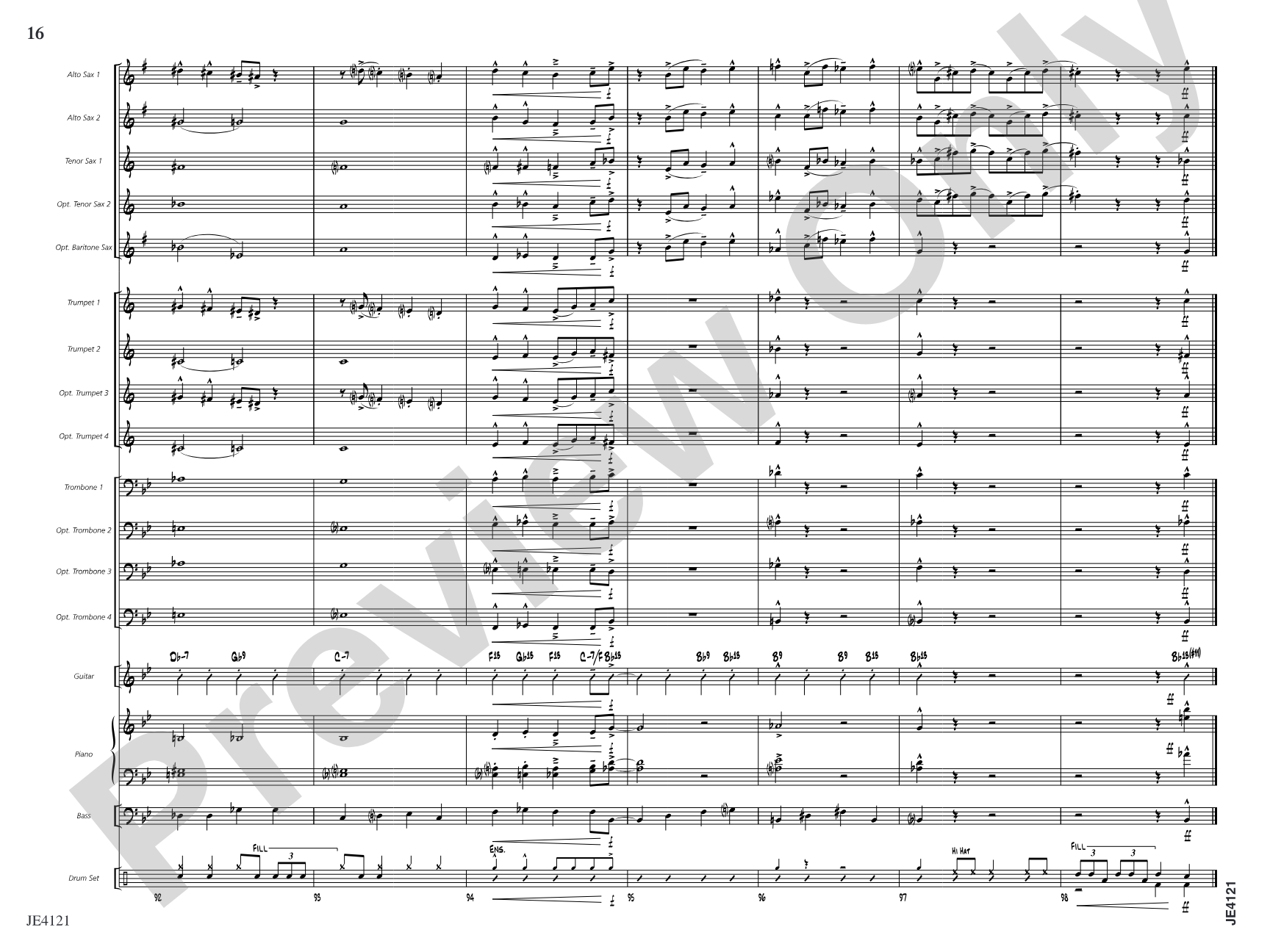 Bop!: Jazz Ensemble Conductor Score & Parts