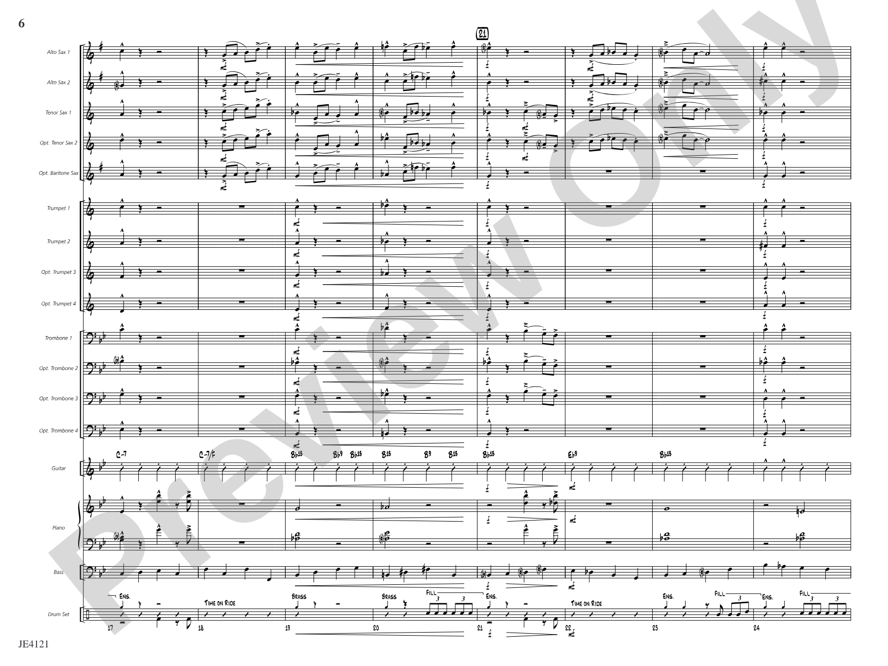 Bop!: Jazz Ensemble Conductor Score & Parts