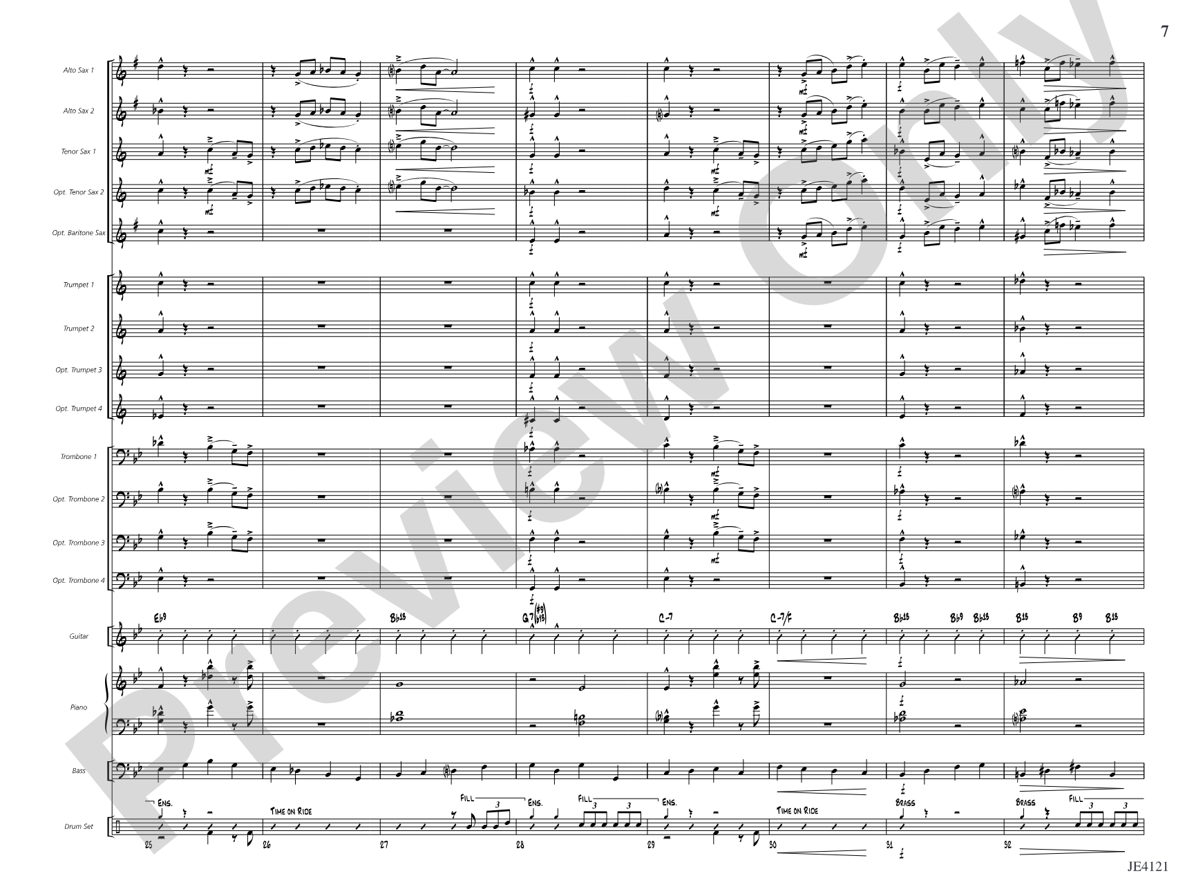Bop!: Jazz Ensemble Conductor Score & Parts