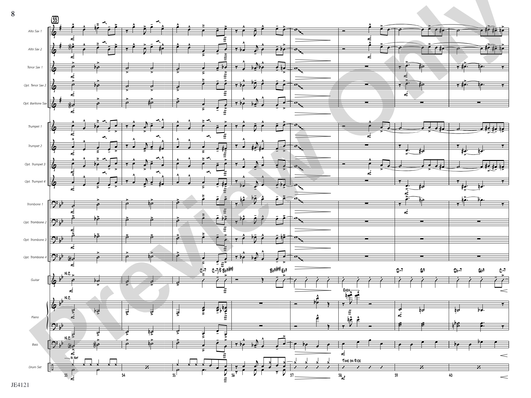 Bop!: Jazz Ensemble Conductor Score & Parts