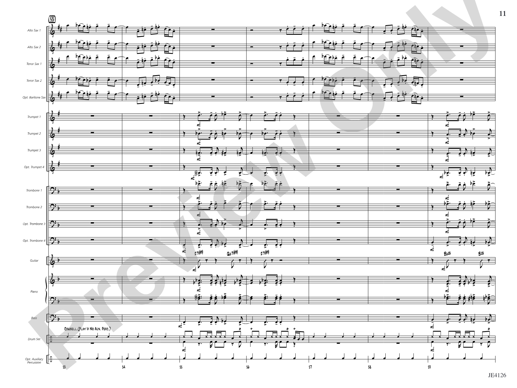 What Were You Thinking?: Jazz Ensemble Conductor Score & Parts