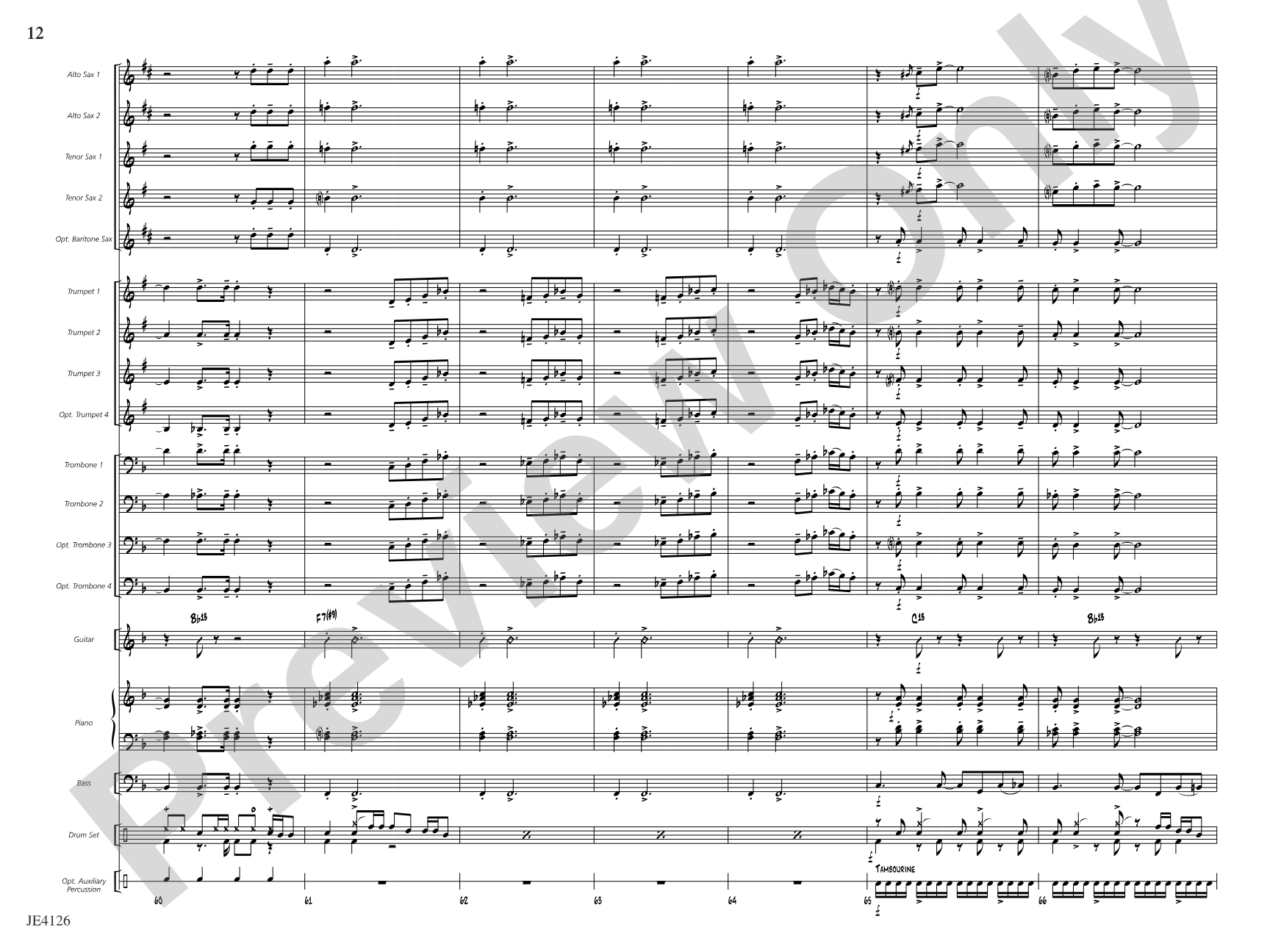 What Were You Thinking?: Jazz Ensemble Conductor Score & Parts