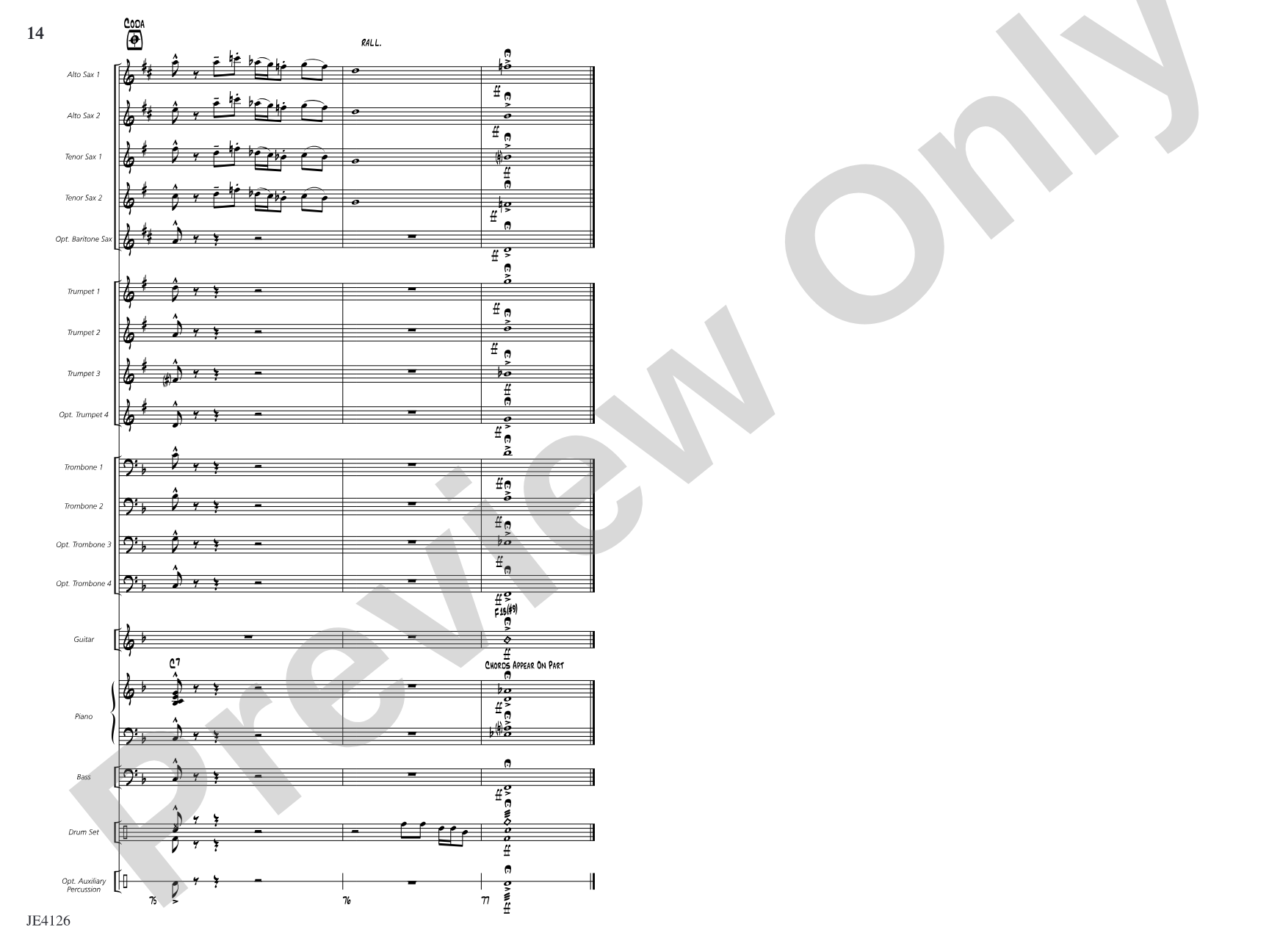What Were You Thinking?: Jazz Ensemble Conductor Score & Parts