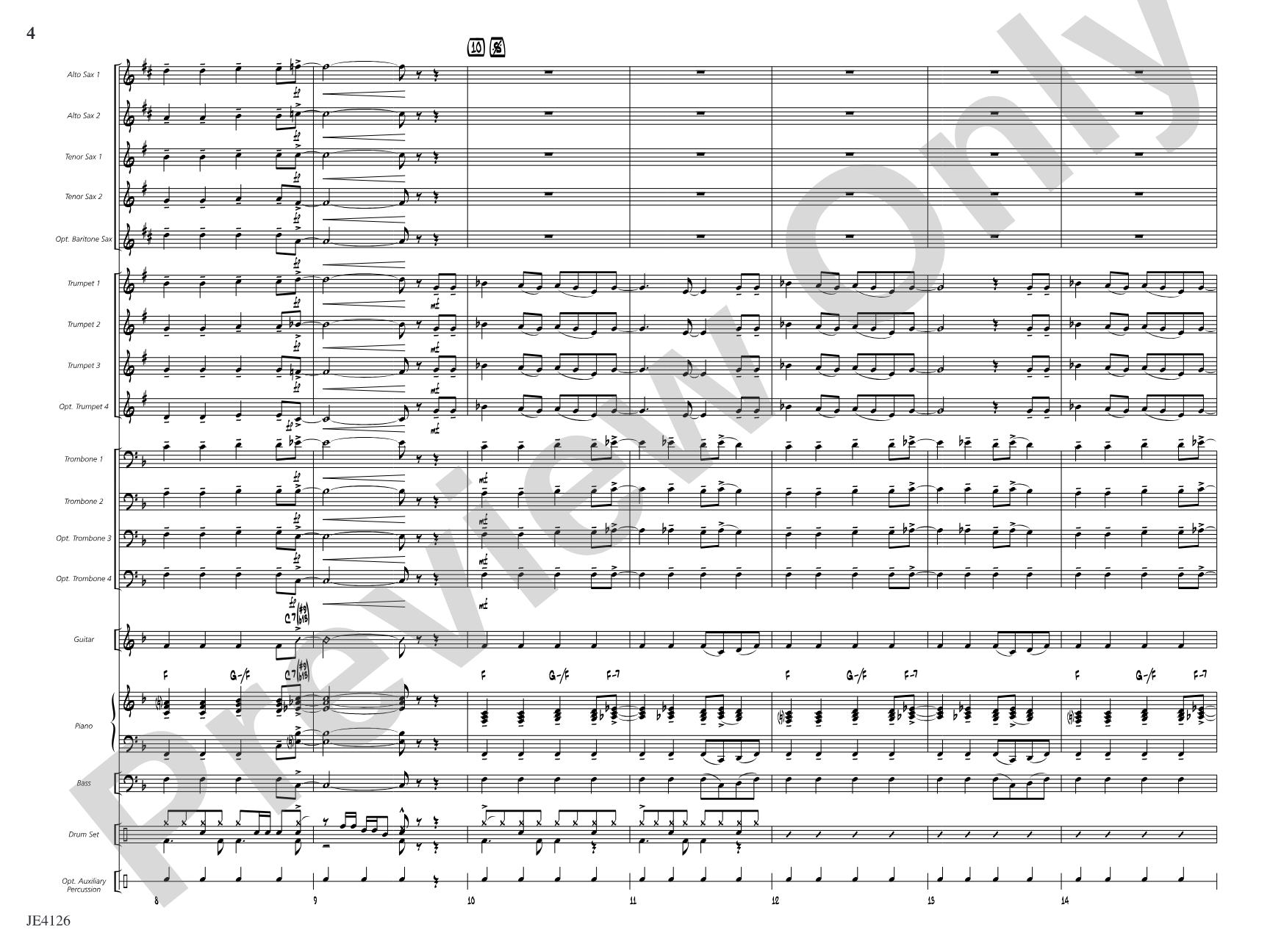 What Were You Thinking?: Jazz Ensemble Conductor Score & Parts