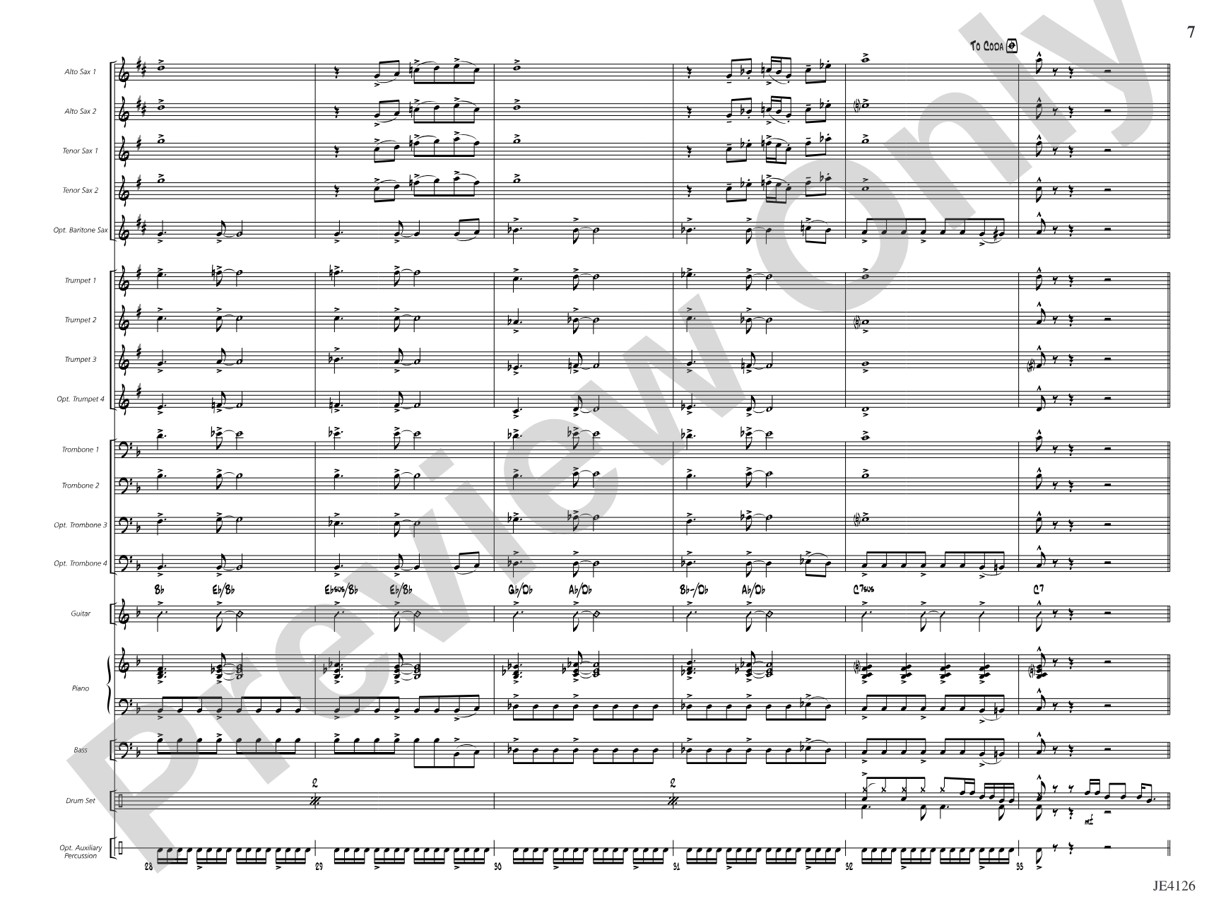What Were You Thinking?: Jazz Ensemble Conductor Score & Parts
