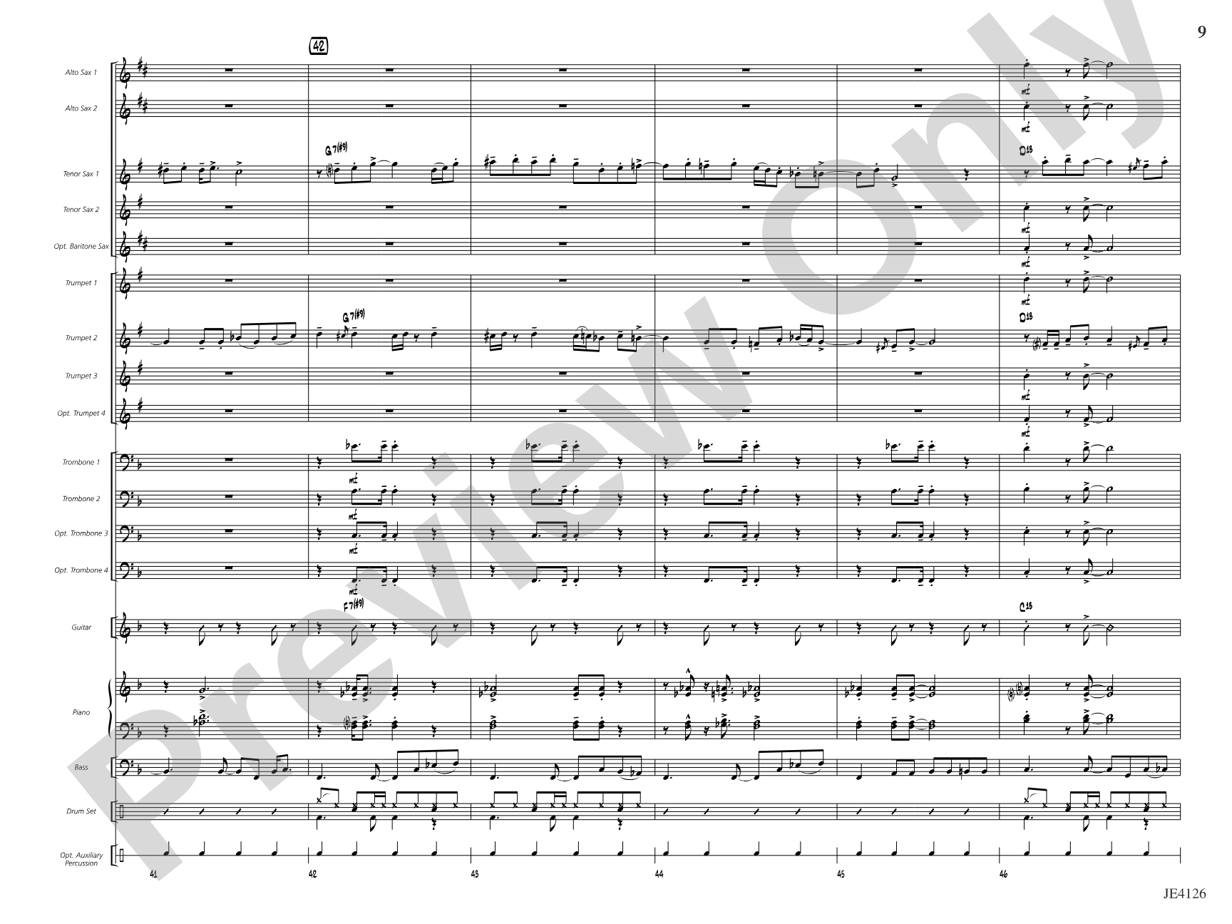 What Were You Thinking?: Jazz Ensemble Conductor Score & Parts
