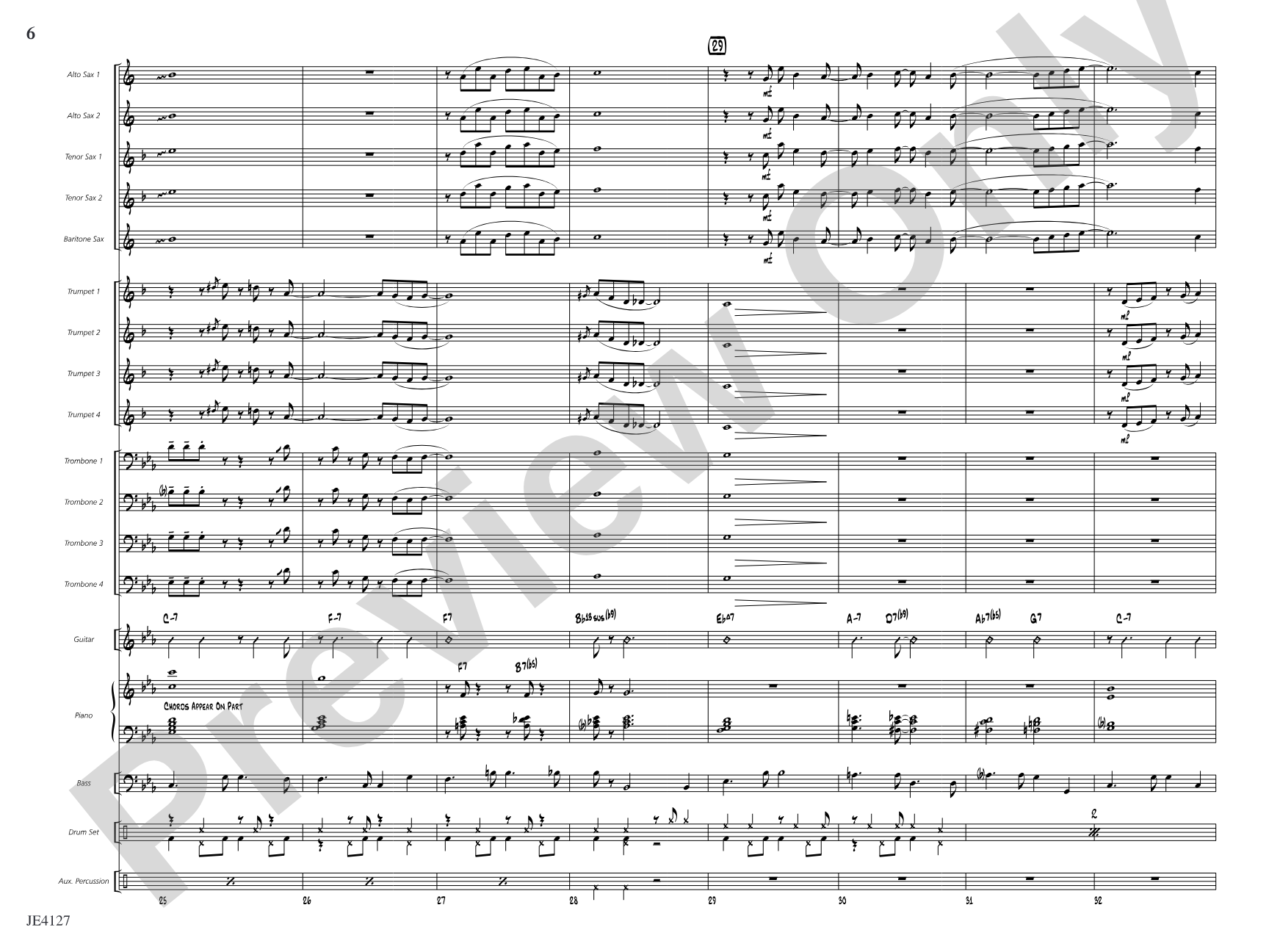 Blue Sky for a Rainy Day: Jazz Ensemble Conductor Score & Parts