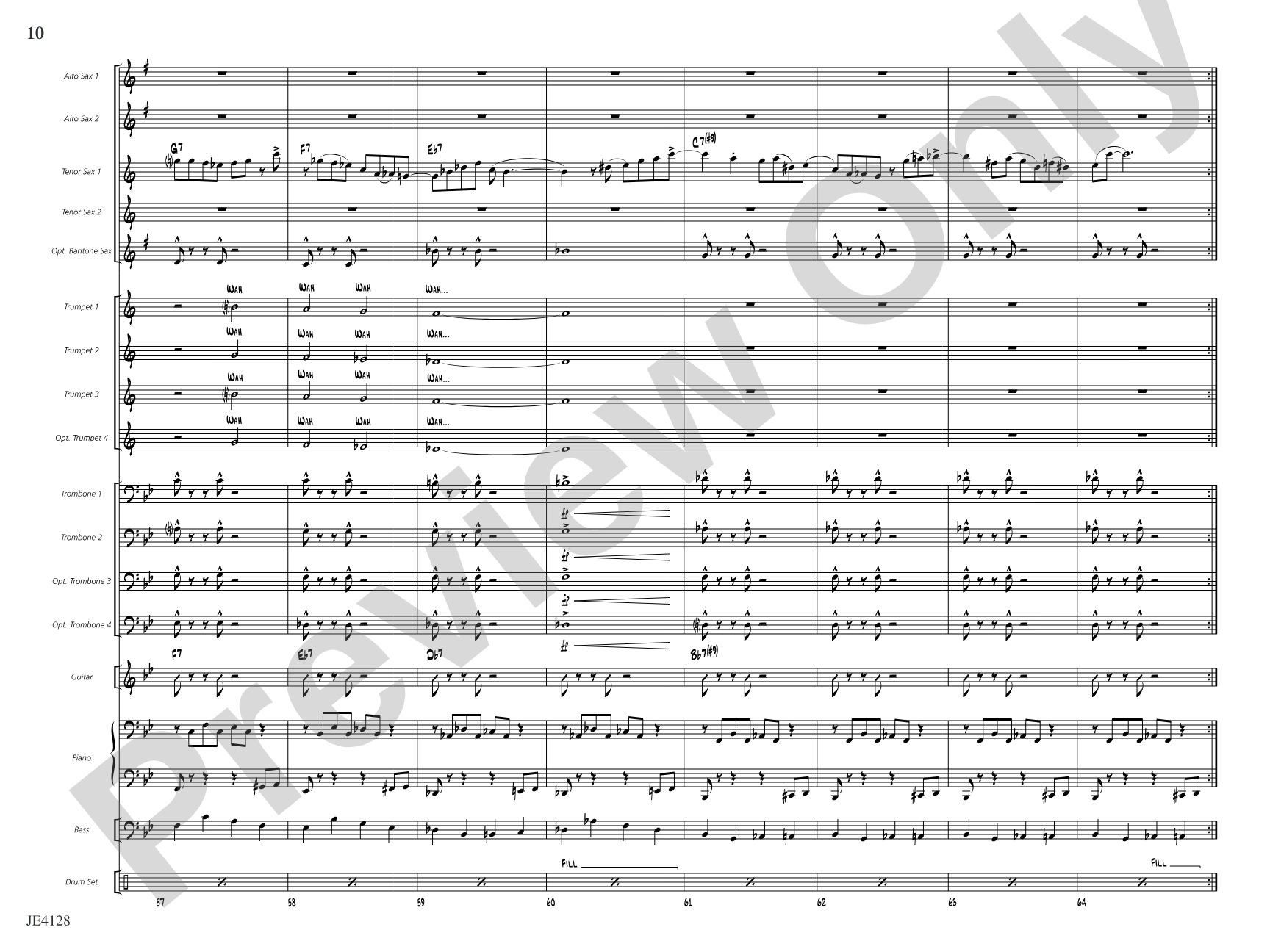 In the Doghouse: Jazz Ensemble Conductor Score & Parts