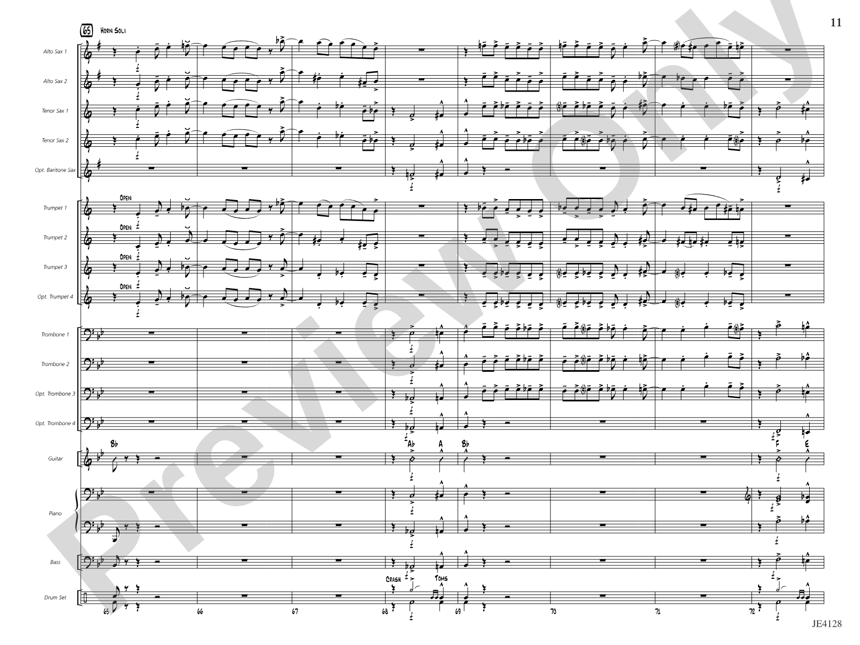 In the Doghouse: Jazz Ensemble Conductor Score & Parts