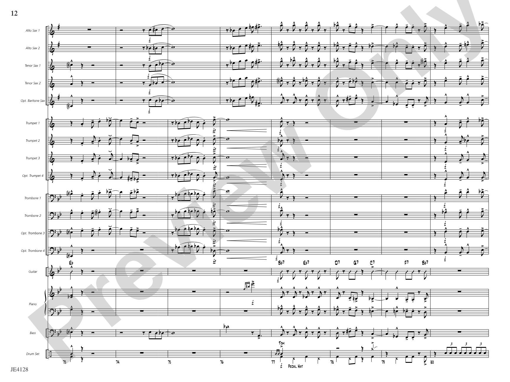 In the Doghouse: Jazz Ensemble Conductor Score & Parts