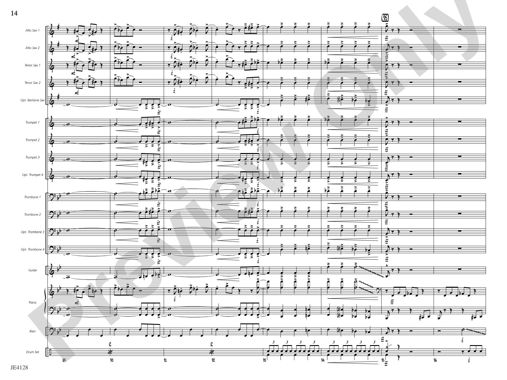 In the Doghouse: Jazz Ensemble Conductor Score & Parts