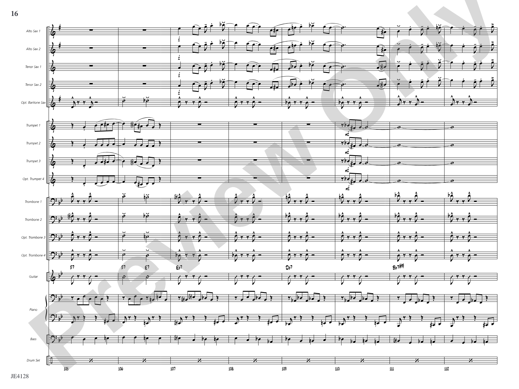 In the Doghouse: Jazz Ensemble Conductor Score & Parts