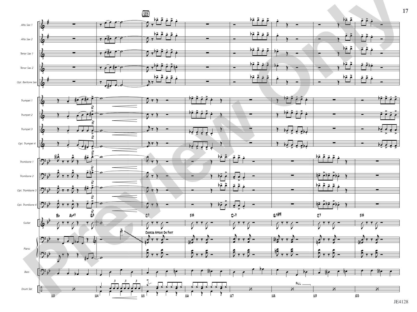 In the Doghouse: Jazz Ensemble Conductor Score & Parts