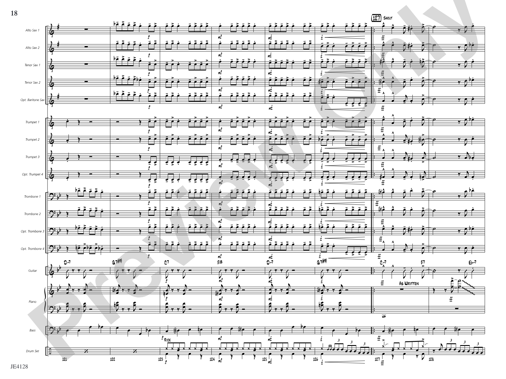 In the Doghouse: Jazz Ensemble Conductor Score & Parts
