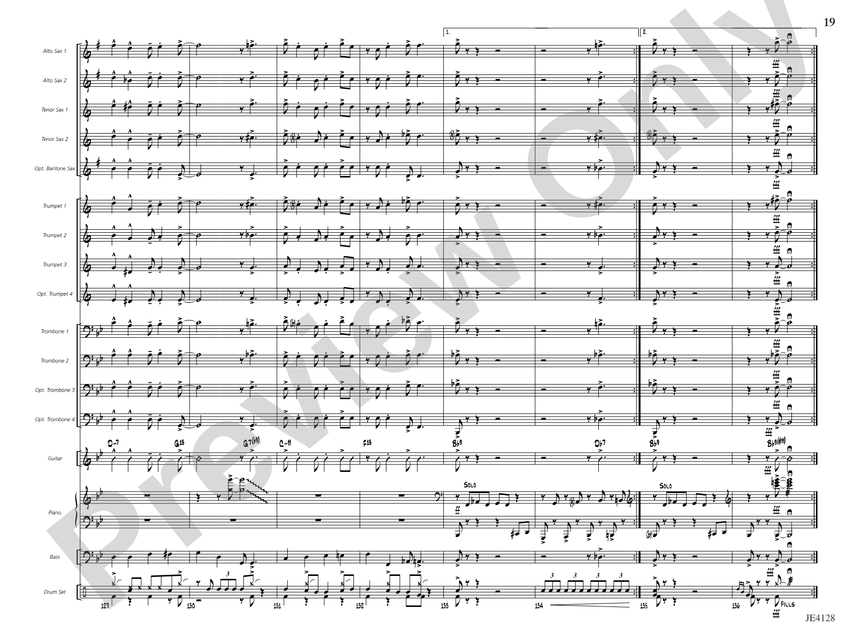 In the Doghouse: Jazz Ensemble Conductor Score & Parts