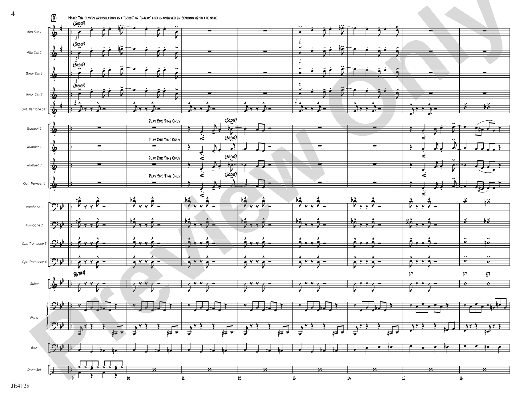 In the Doghouse: Jazz Ensemble Conductor Score & Parts