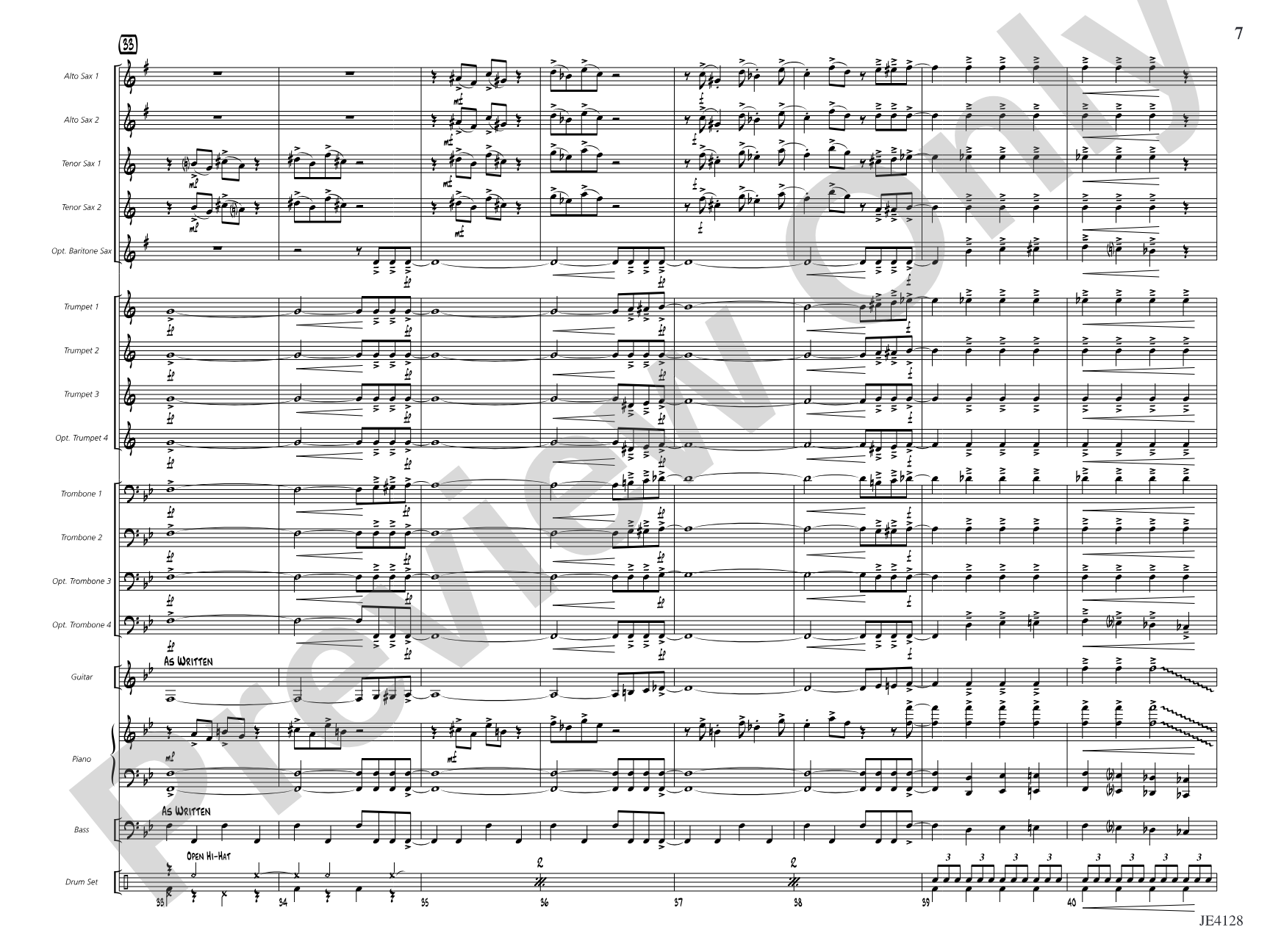 In the Doghouse: Jazz Ensemble Conductor Score & Parts