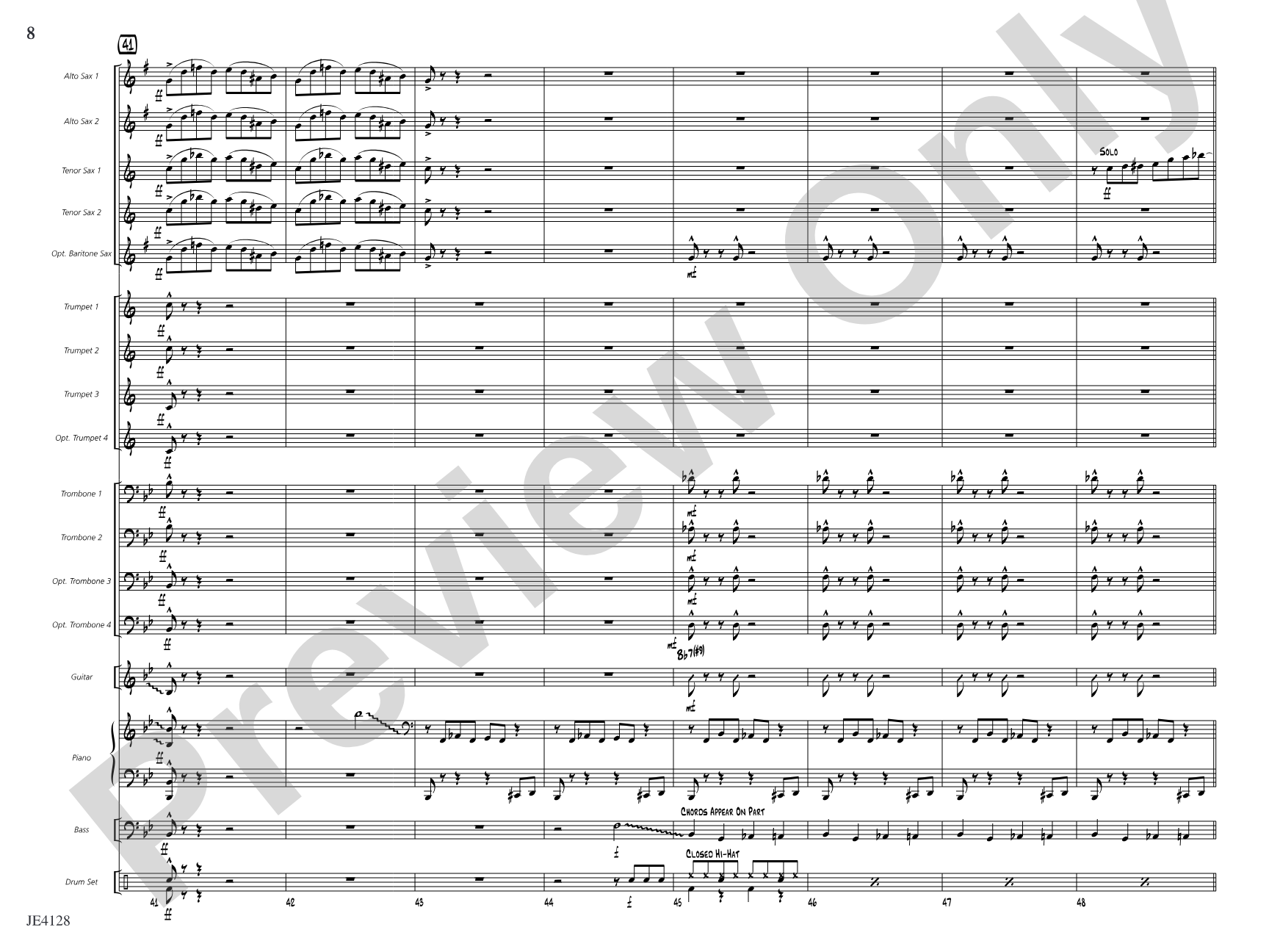 In the Doghouse: Jazz Ensemble Conductor Score & Parts