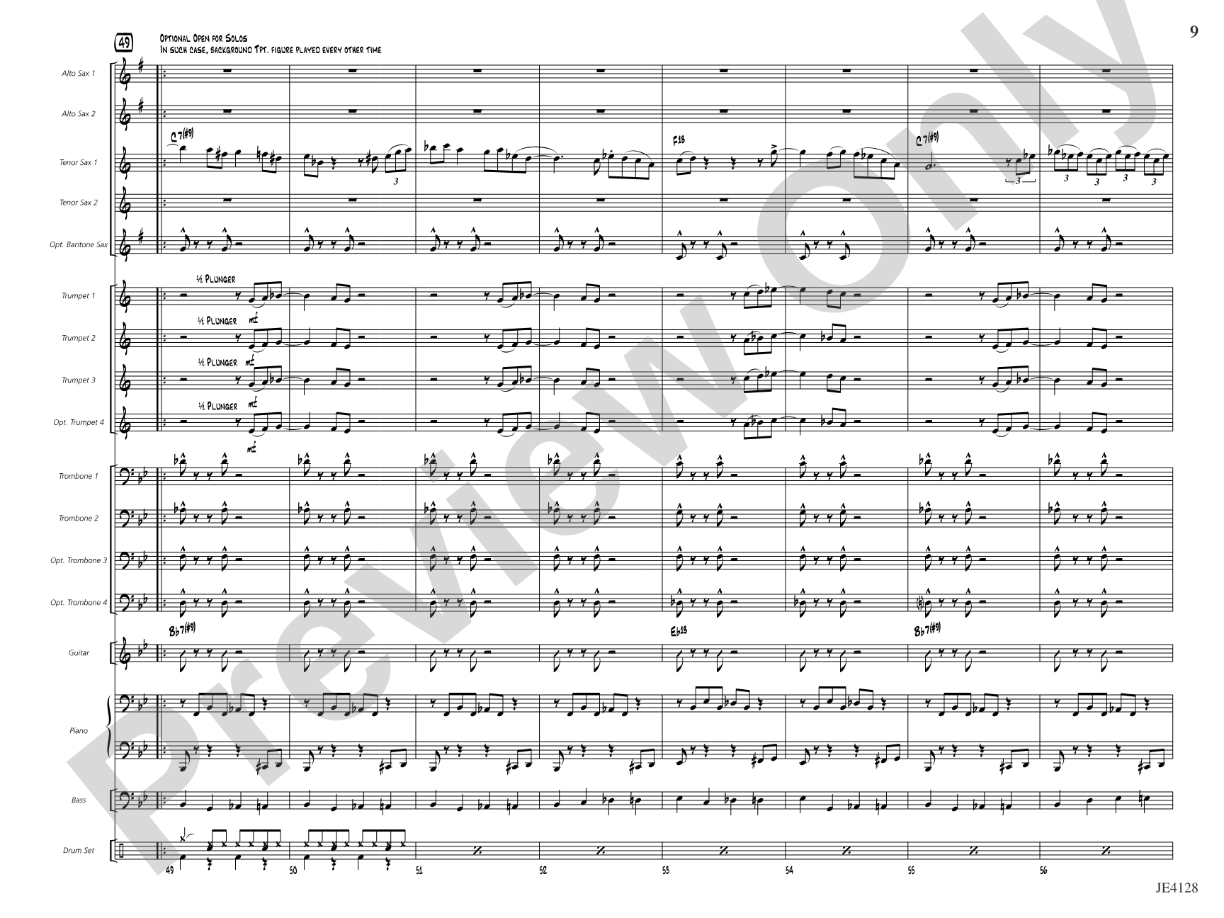 In the Doghouse: Jazz Ensemble Conductor Score & Parts