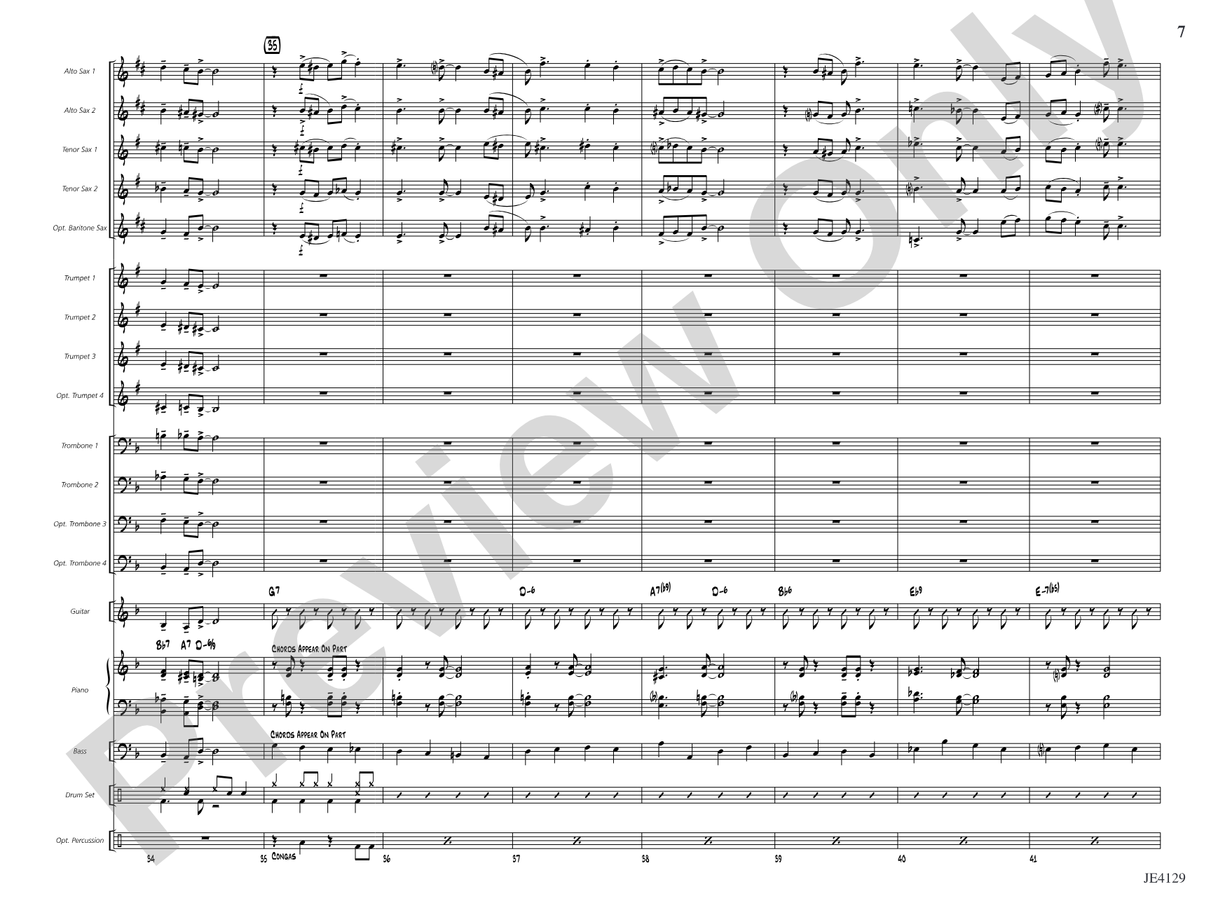Scat Cat: Jazz Ensemble Conductor Score & Parts